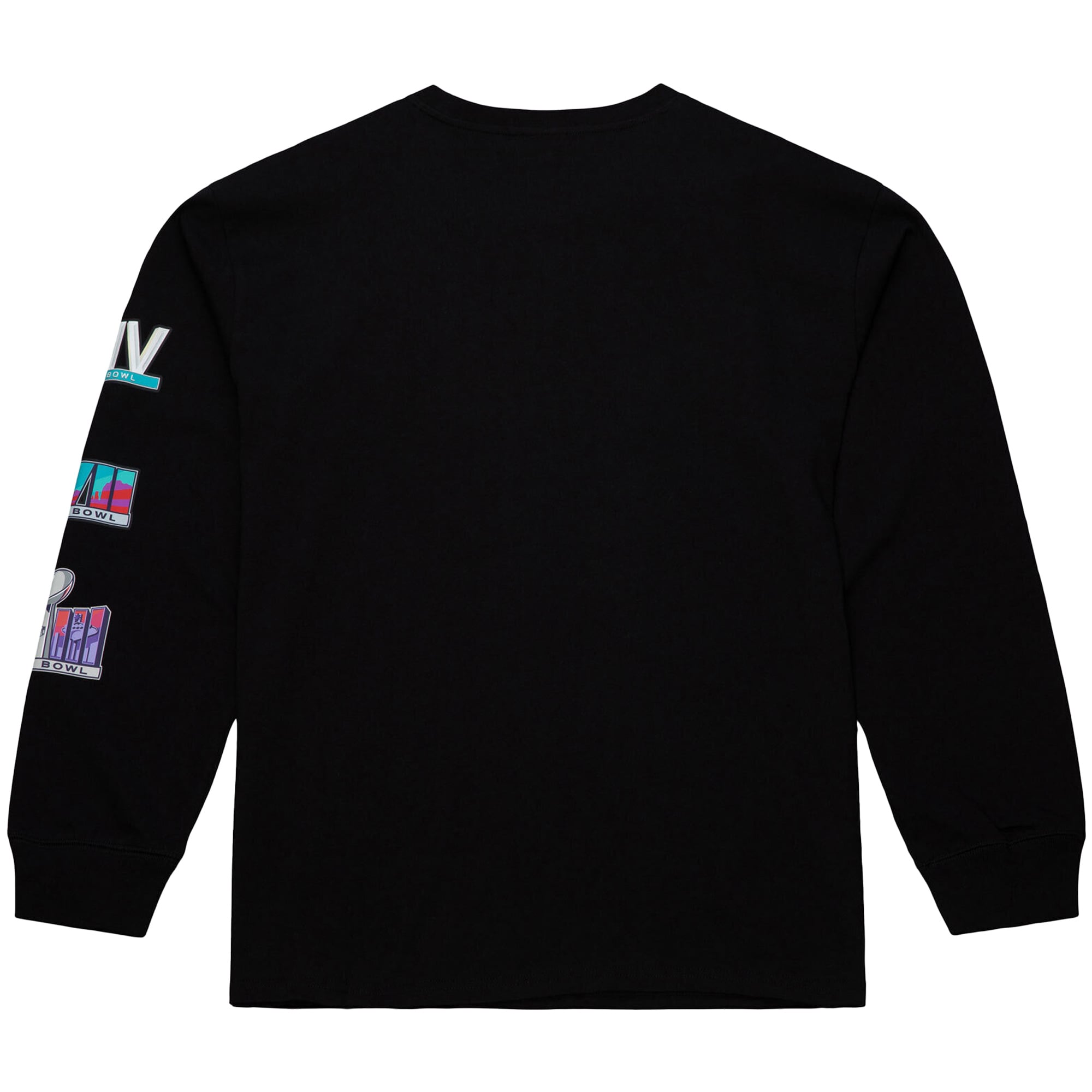 T-shirt à manches longues noir Mitchell & Ness pour homme