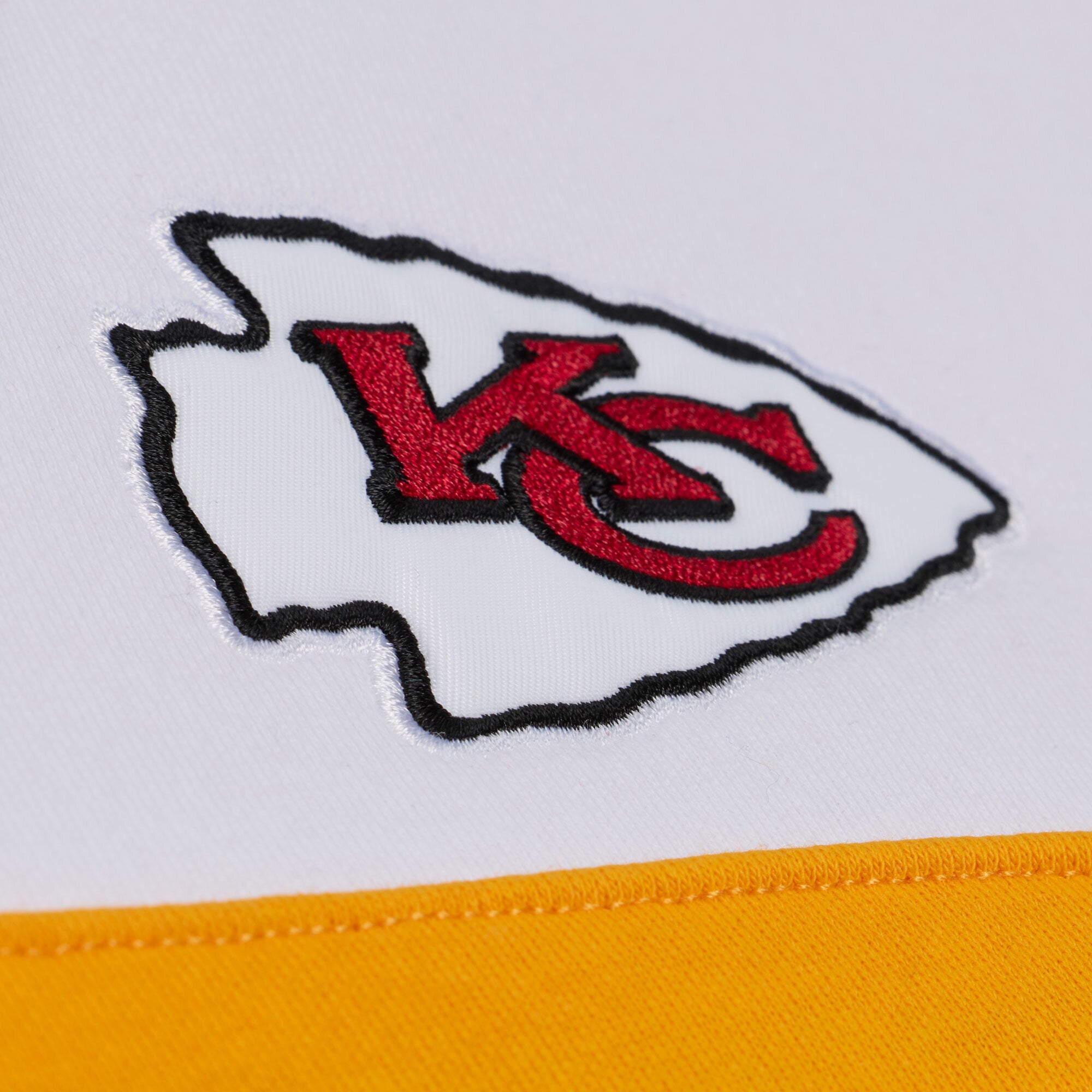 Sweat à capuche Mitchell & Ness rouge pour homme, modèle Kansas City Chiefs Head Coach.