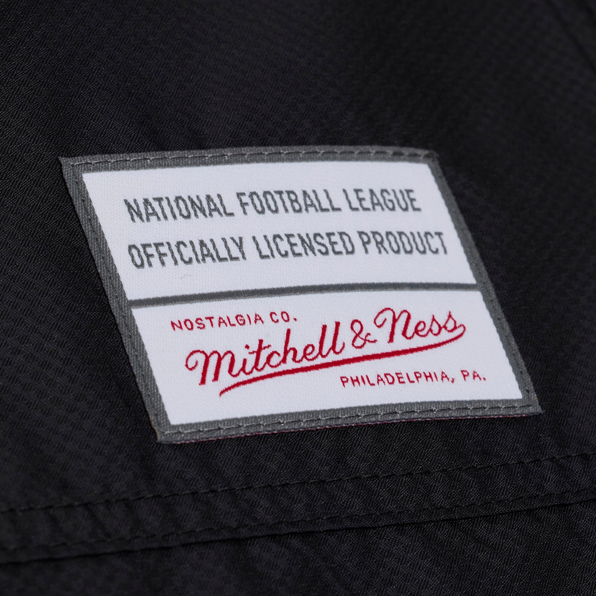Coupe-vent Mitchell & Ness rouge et noir à carreaux triples des Kansas City Chiefs pour homme, fermeture éclair au quart