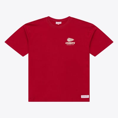 Kansas City Chiefs Mitchell & Ness Core Essentials Micro Logo T-Shirt - Scarlet
