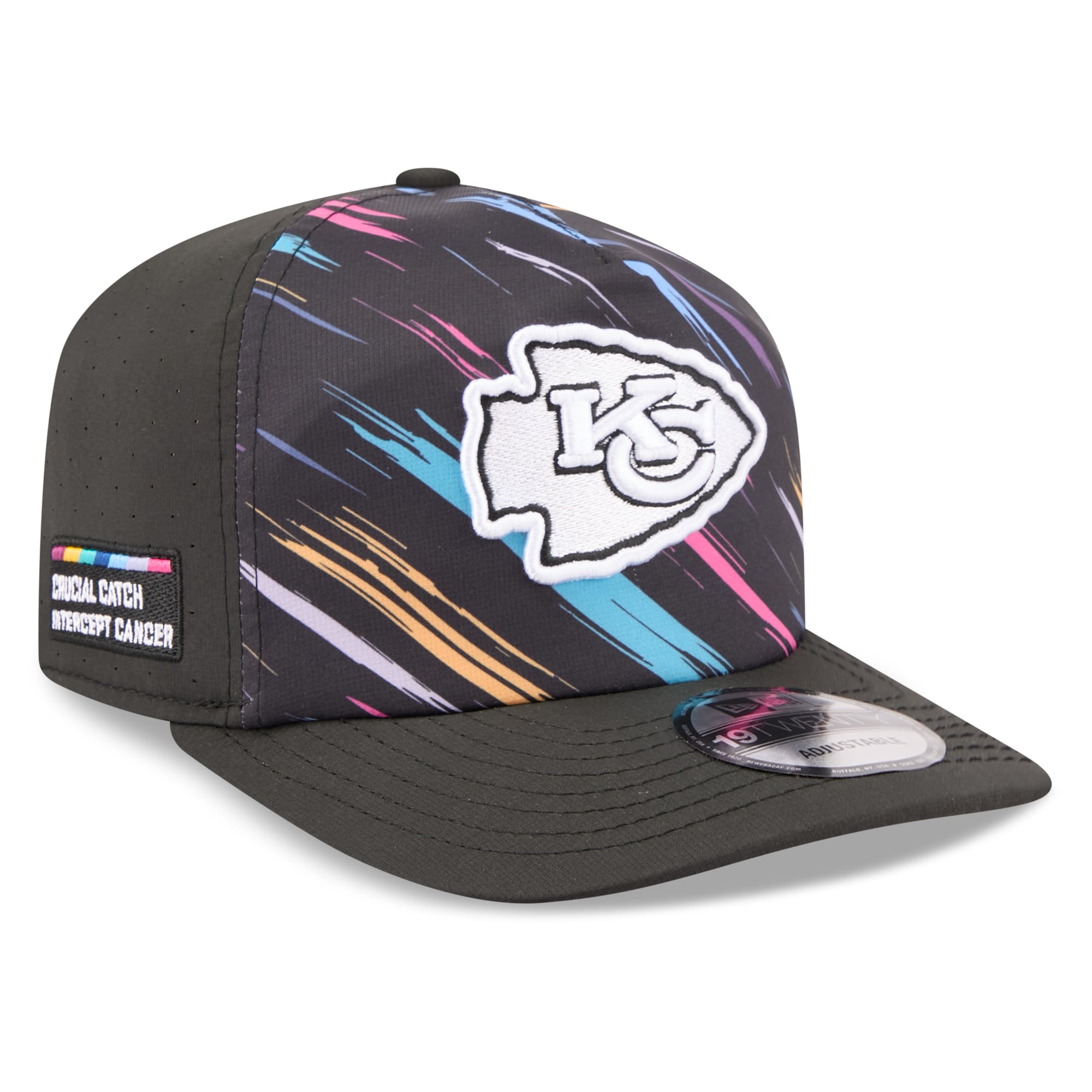 Men's New Era Black Kansas City Chiefs 2026 NFL Crucial Catch 19TWENTY Adjustable Hat