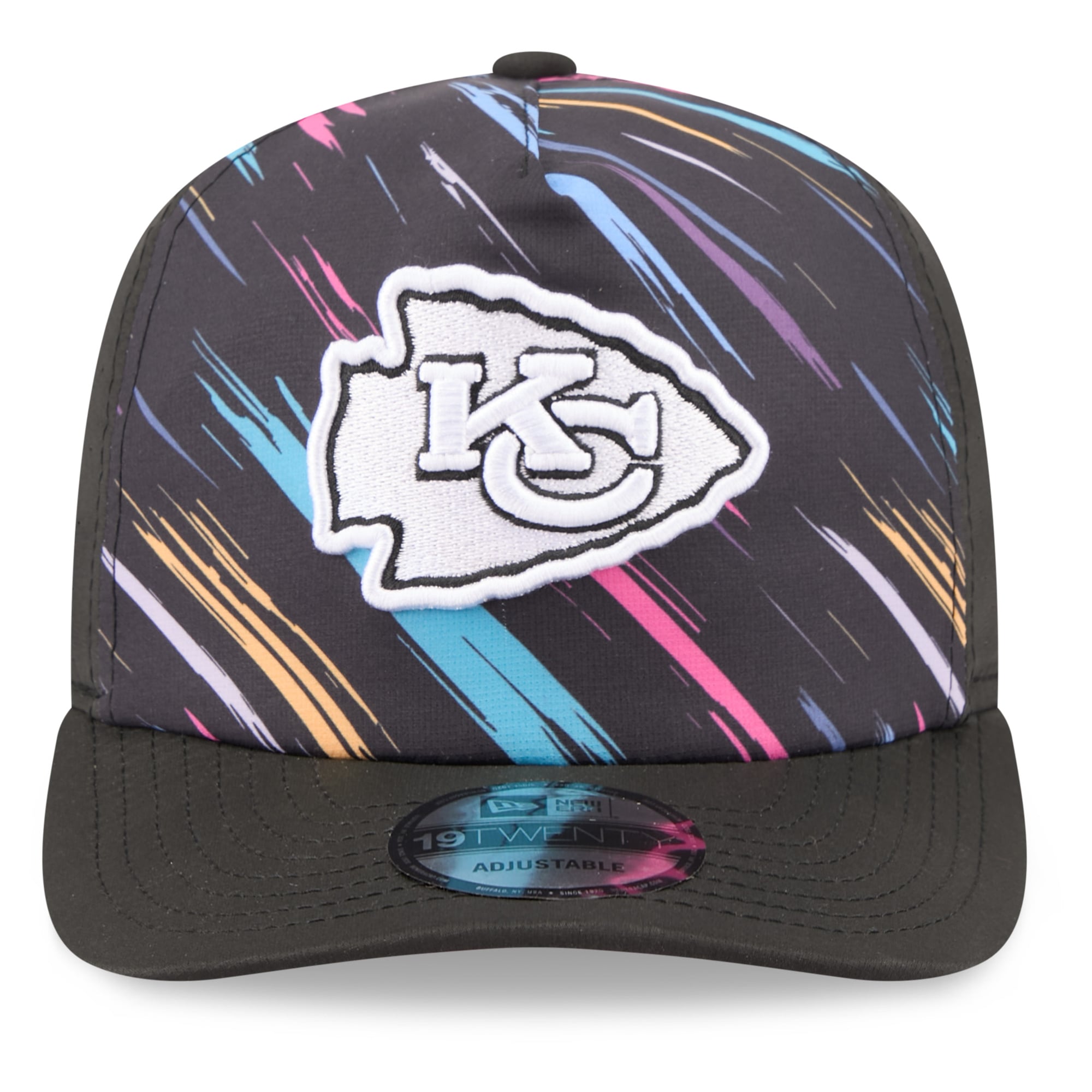 Men's New Era Black Kansas City Chiefs 2026 NFL Crucial Catch 19TWENTY Adjustable Hat
