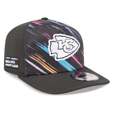 Kansas City Chiefs New Era 2026 NFL Crucial Catch 19TWENTY Adjustable Hat - Black