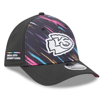 Kansas City Chiefs New Era 2026 NFL Crucial Catch 39THIRTY M-Crown Stretch Hat - Black