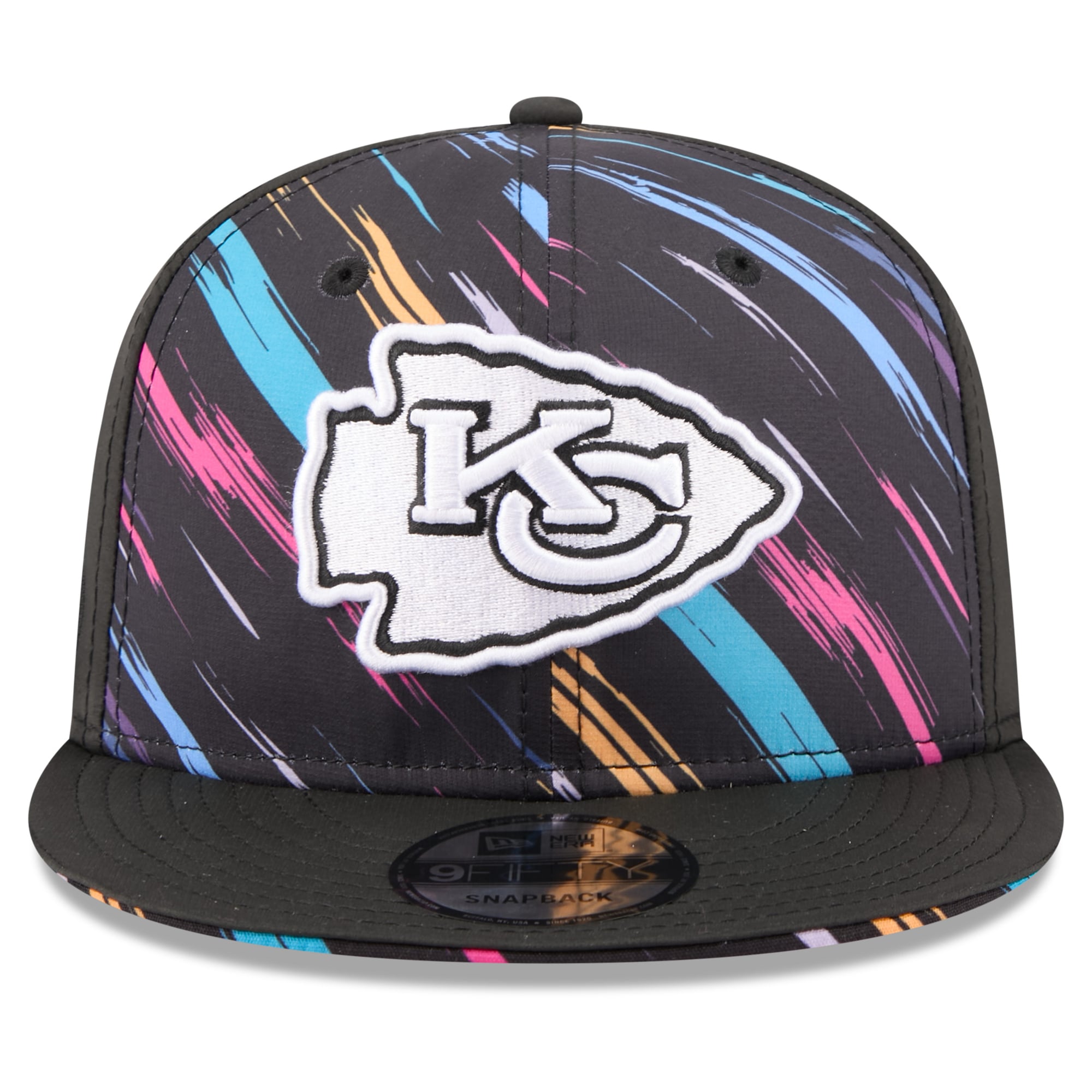 Men's New Era Black Kansas City Chiefs 2026 NFL Crucial Catch 9FIFTY Snapback Hat