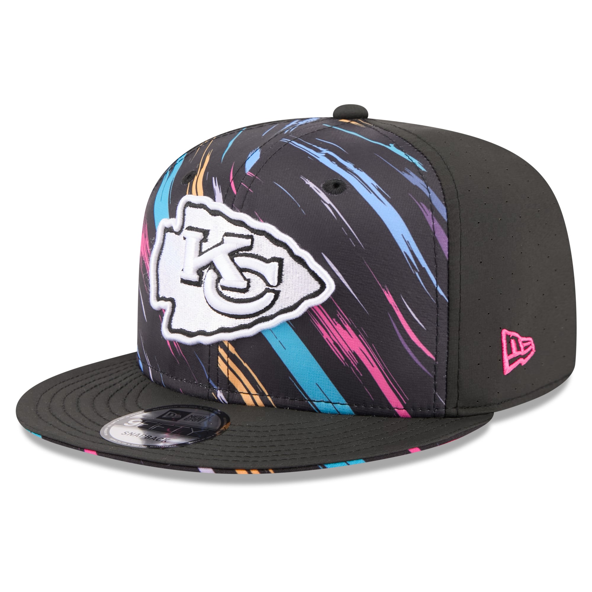 Men's New Era Black Kansas City Chiefs 2026 NFL Crucial Catch 9FIFTY Snapback Hat