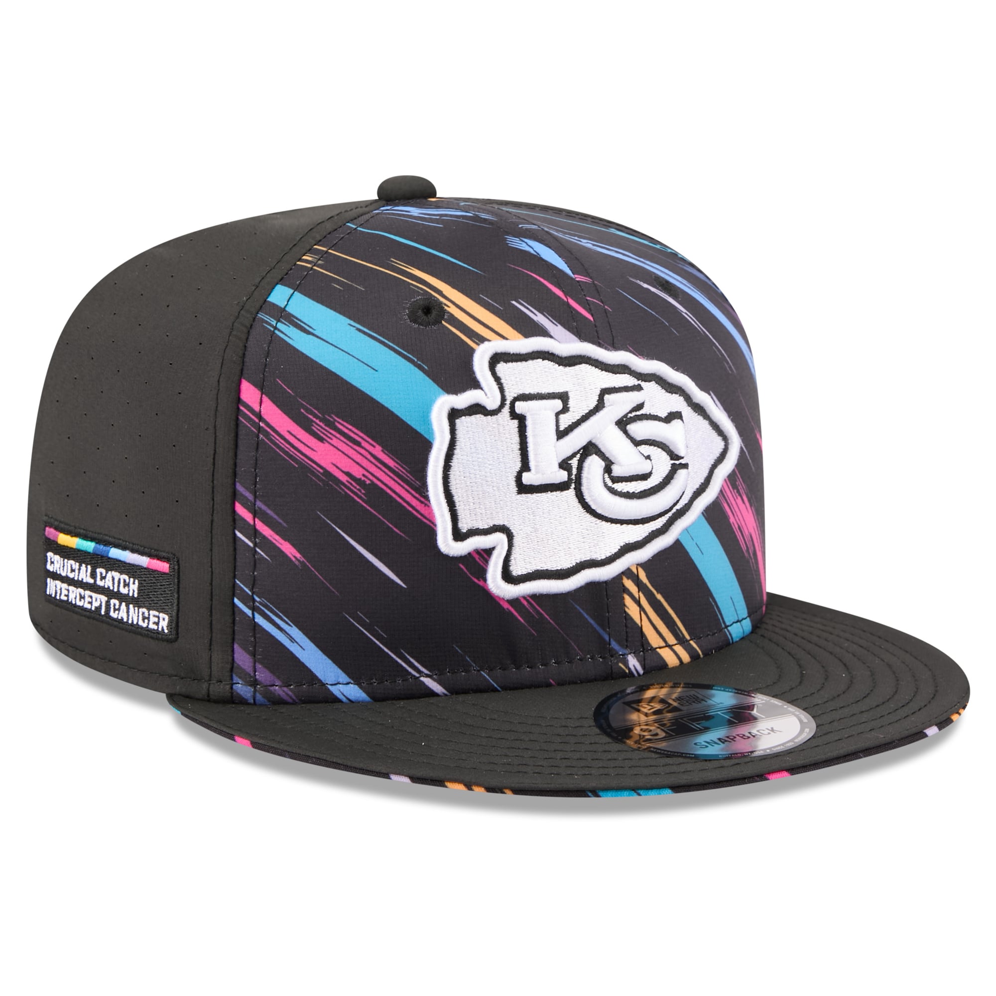 Men's New Era Black Kansas City Chiefs 2026 NFL Crucial Catch 9FIFTY Snapback Hat