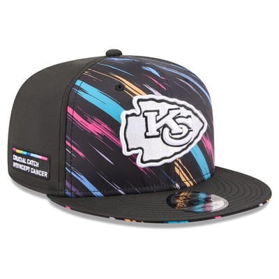 Kansas City Chiefs New Era 2026 NFL Crucial Catch 9FIFTY Snapback Hat - Black