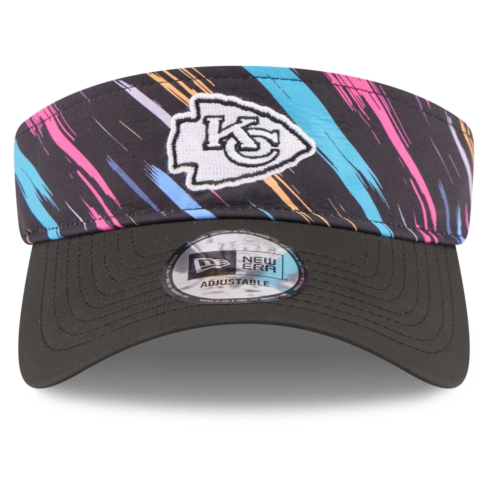 Men's New Era Black Kansas City Chiefs 2026 NFL Crucial Catch Adjustable Visor