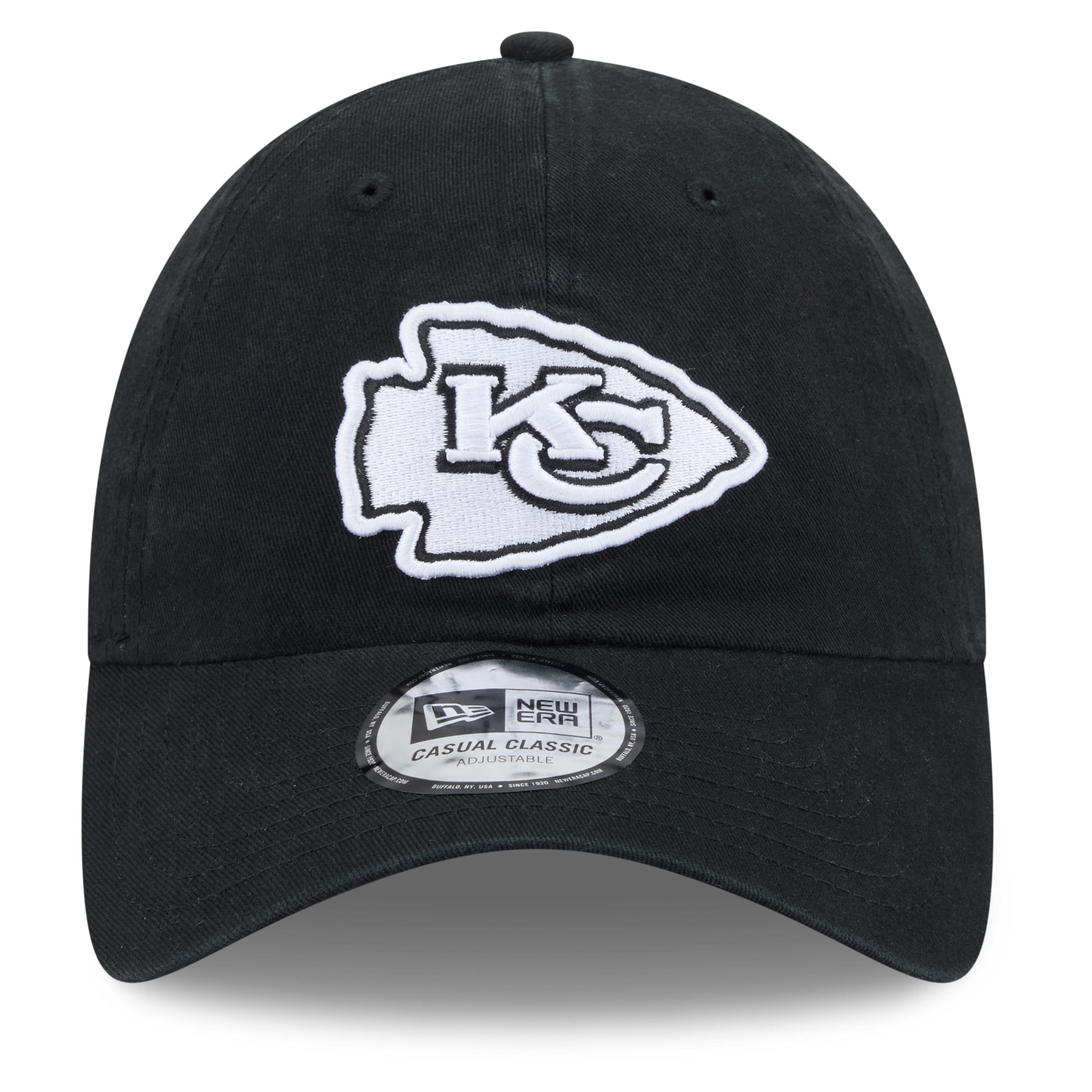 Men's New Era Black Kansas City Chiefs 2026 NFL Crucial Catch Casual Classic Adjustable Hat