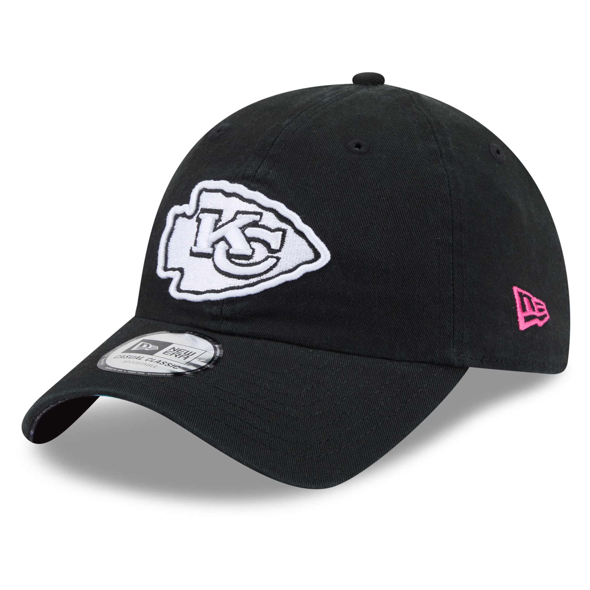Men's New Era Black Kansas City Chiefs 2026 NFL Crucial Catch Casual Classic Adjustable Hat