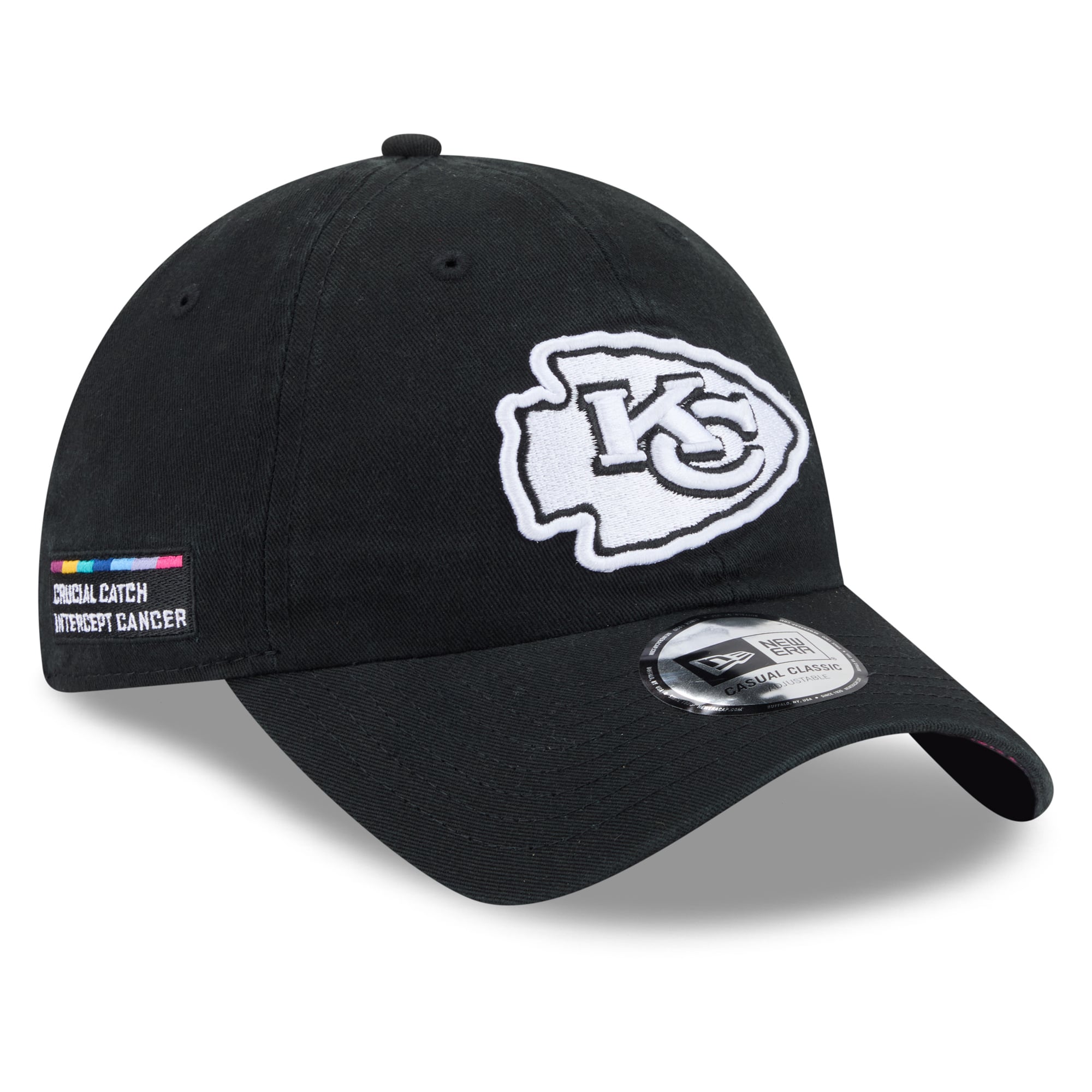 Men's New Era Black Kansas City Chiefs 2026 NFL Crucial Catch Casual Classic Adjustable Hat