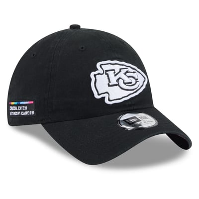 Kansas City Chiefs New Era 2026 NFL Crucial Catch Casual Classic Adjustable Hat - Black