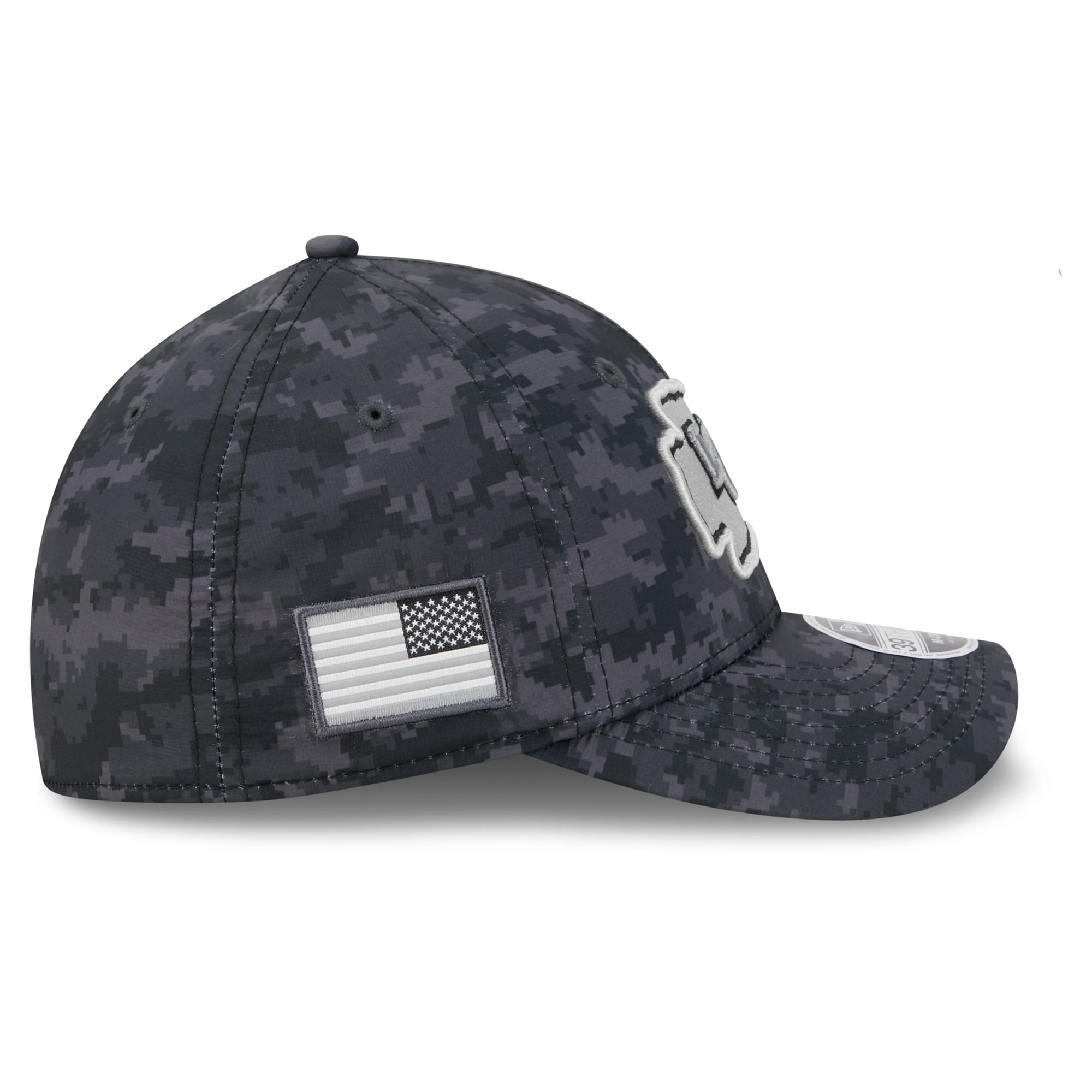 Casquette extensible New Era noire Kansas City Chiefs 2026 Salute To Service 39THIRTY M-Crown pour homme