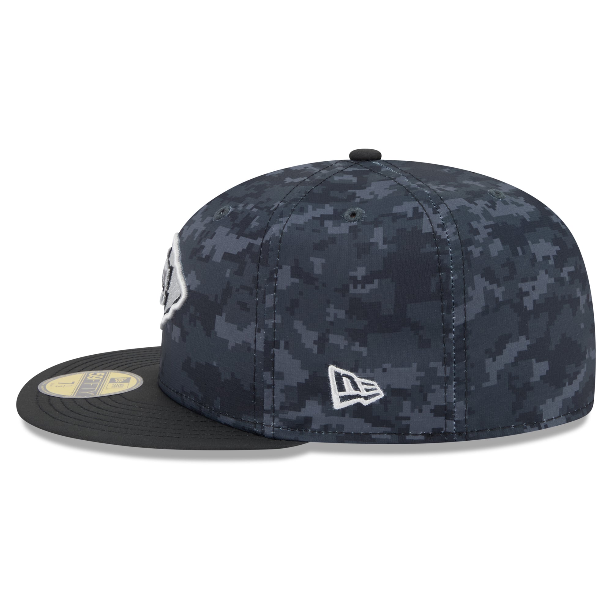 Casquette ajustée New Era noire Kansas City Chiefs 2026 Salute To Service 59FIFTY pour homme