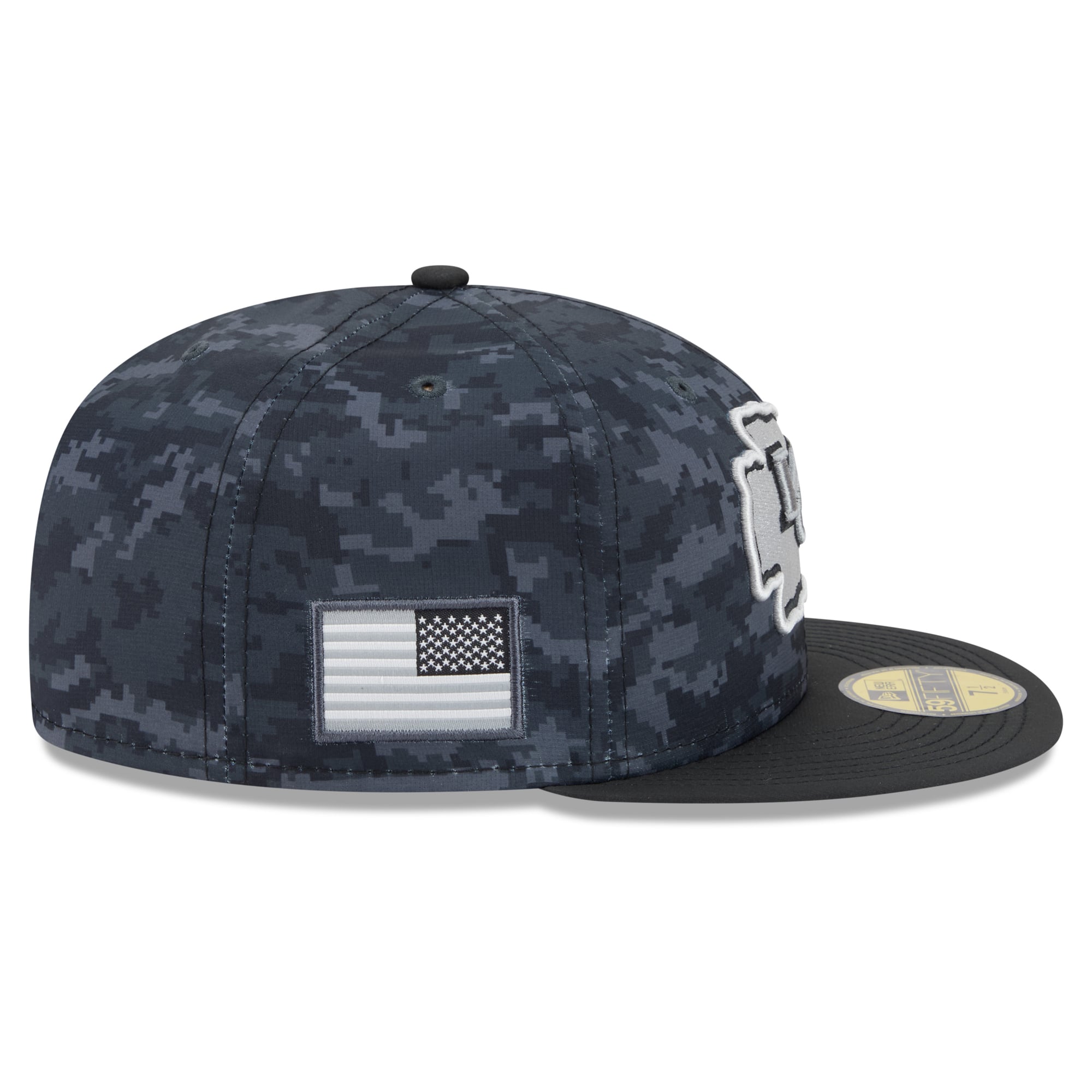 Casquette ajustée New Era noire Kansas City Chiefs 2026 Salute To Service 59FIFTY pour homme