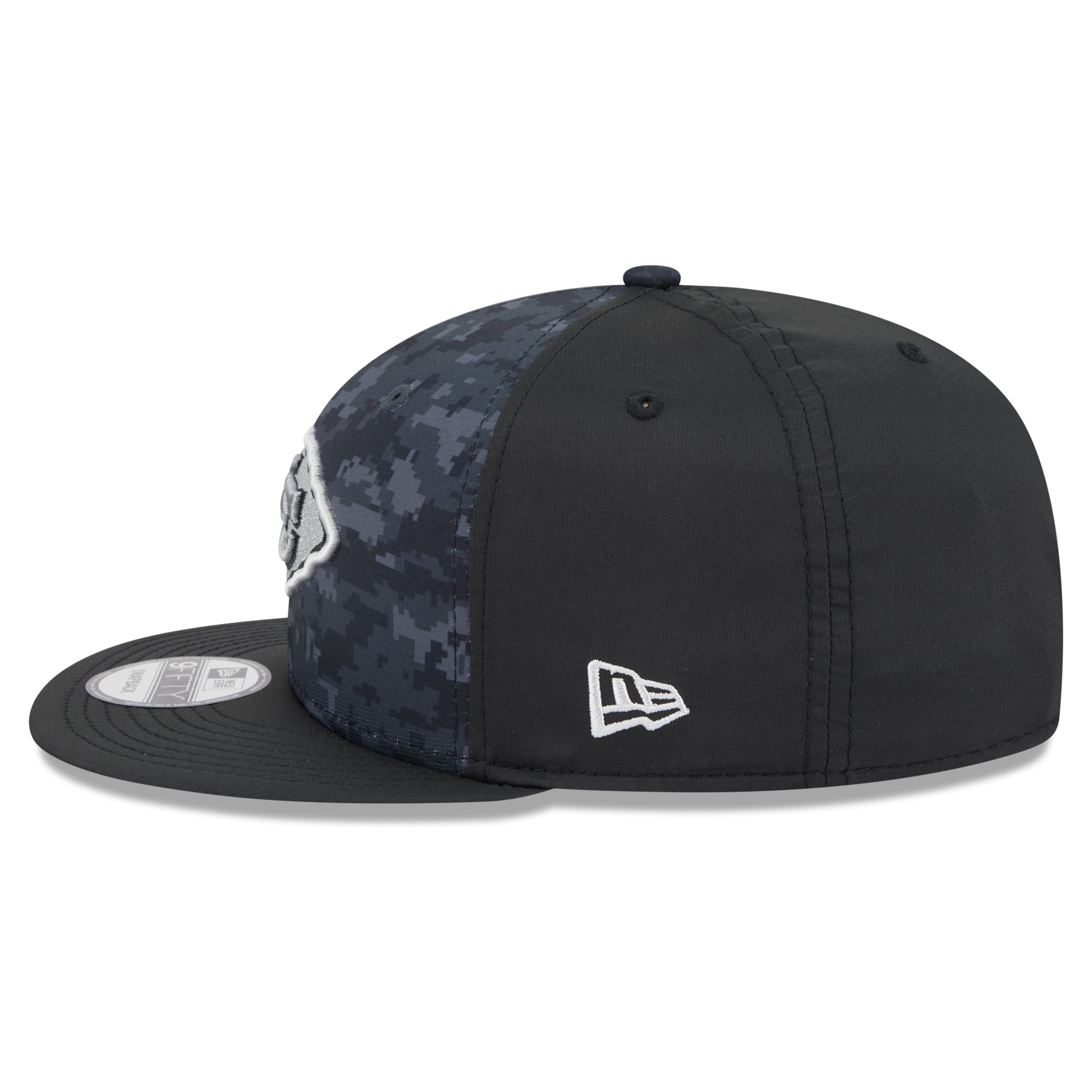 Casquette snapback New Era noire Kansas City Chiefs 2026 Salute To Service 9FIFTY pour homme