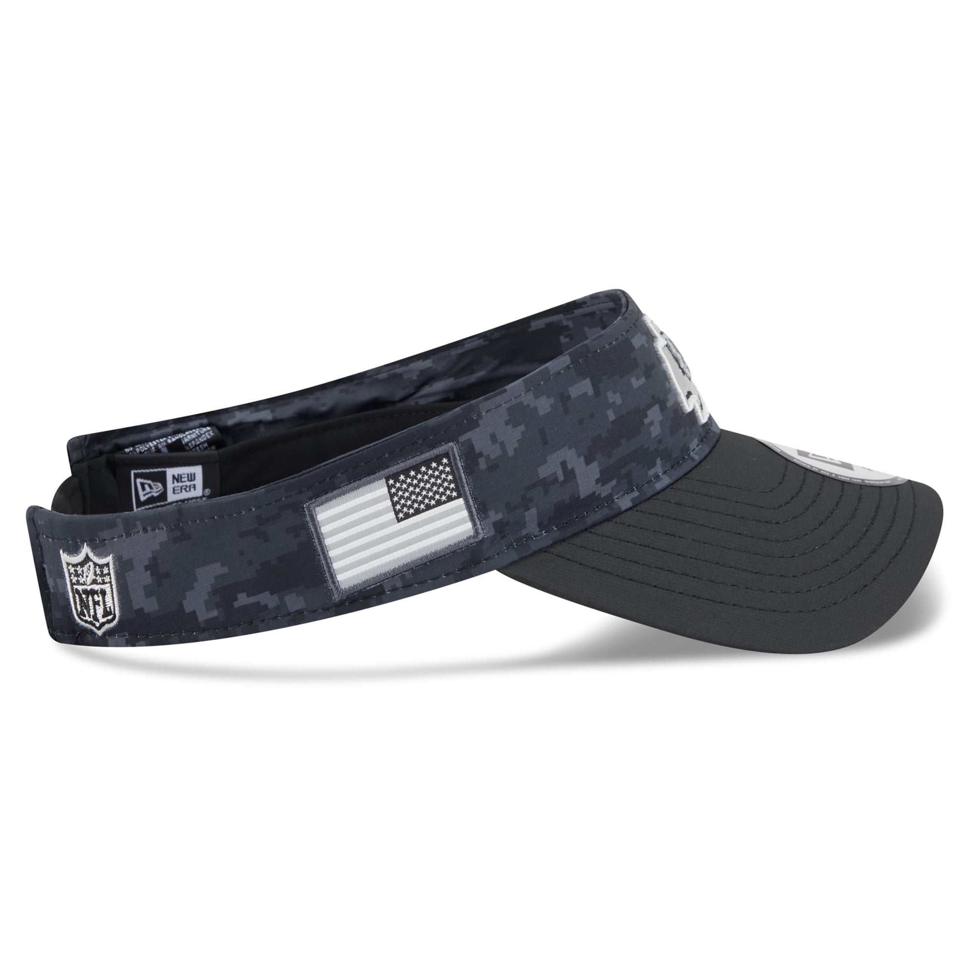 Casquette New Era noire pour homme, Kansas City Chiefs 2026 Salute To Service, visière ajustable