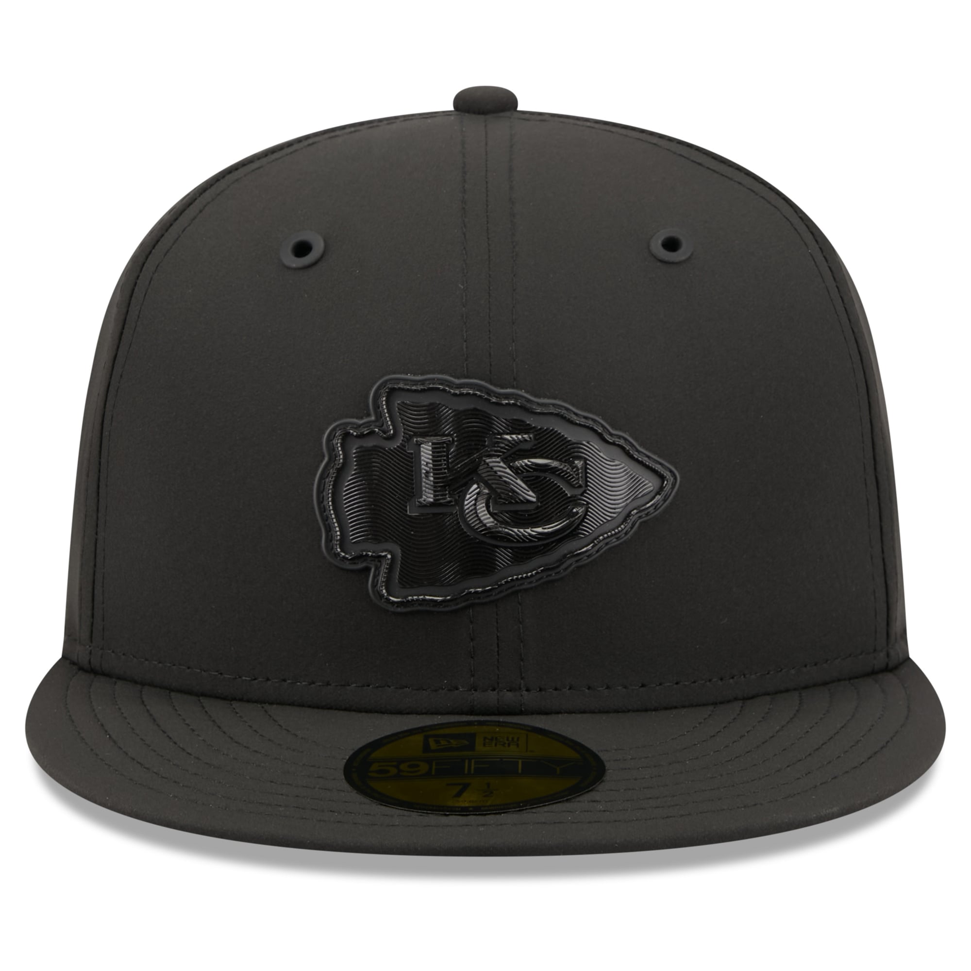 Casquette ajustée New Era noire Kansas City Chiefs 2026 Sideline 59FIFTY pour homme