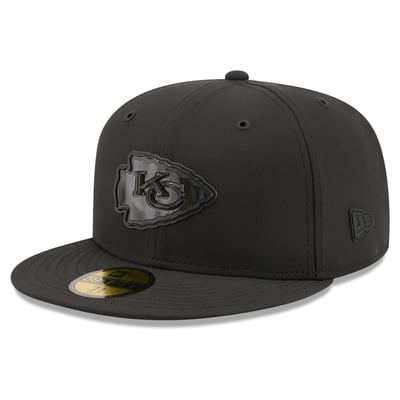 Kansas City Chiefs New Era 2026 Sideline 59FIFTY Fitted Hat - Black