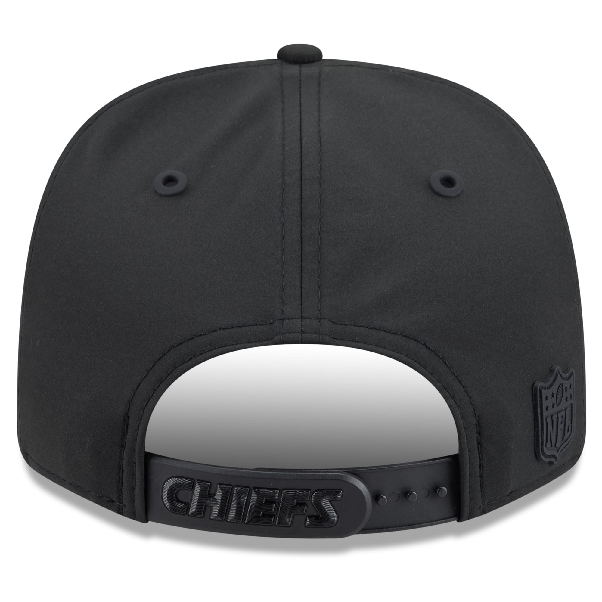 Casquette ajustable New Era noire Kansas City Chiefs 2026 Sideline 9SEVENTY pour homme