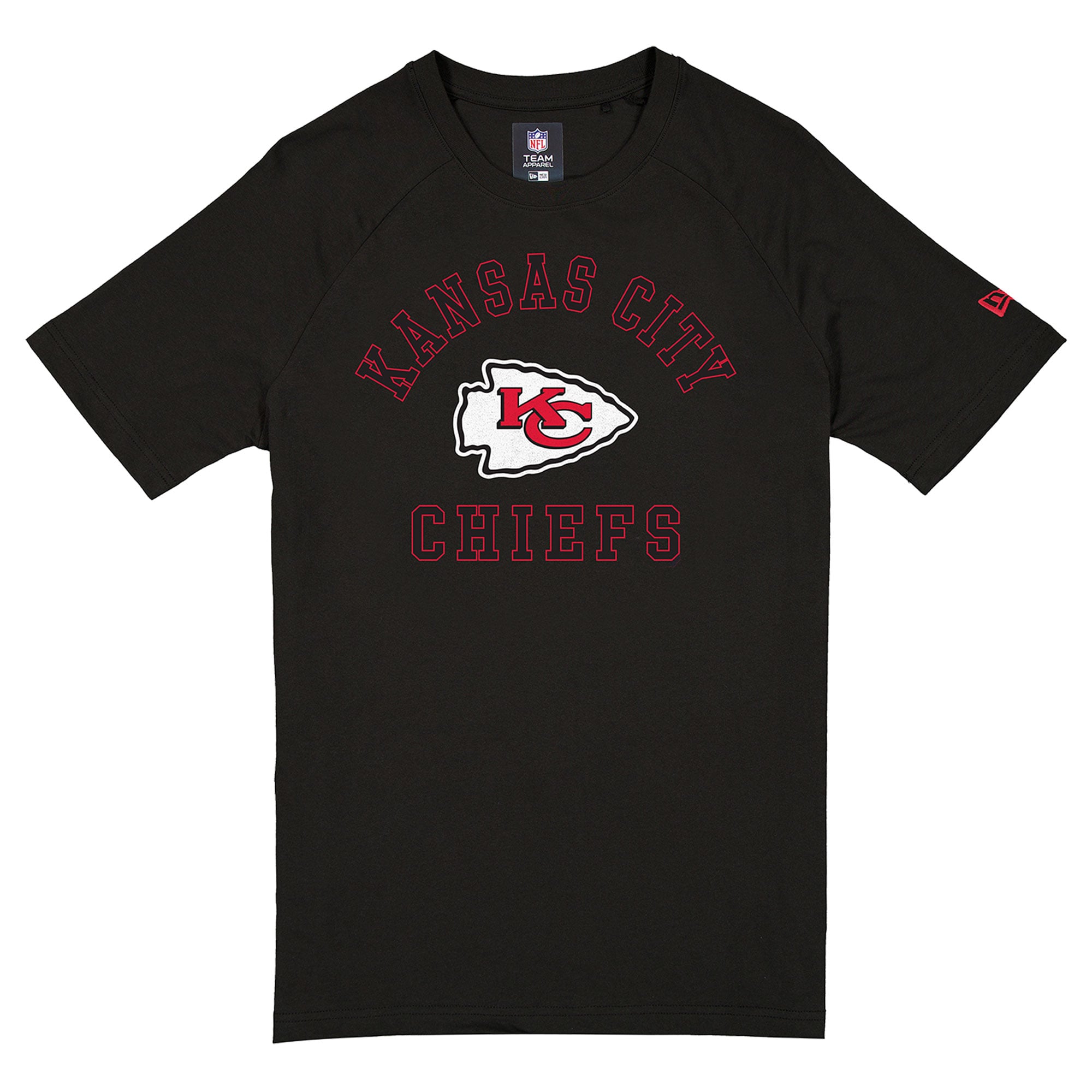 Men's New Era Black Kansas City Chiefs Functional Fandom T-Shirt