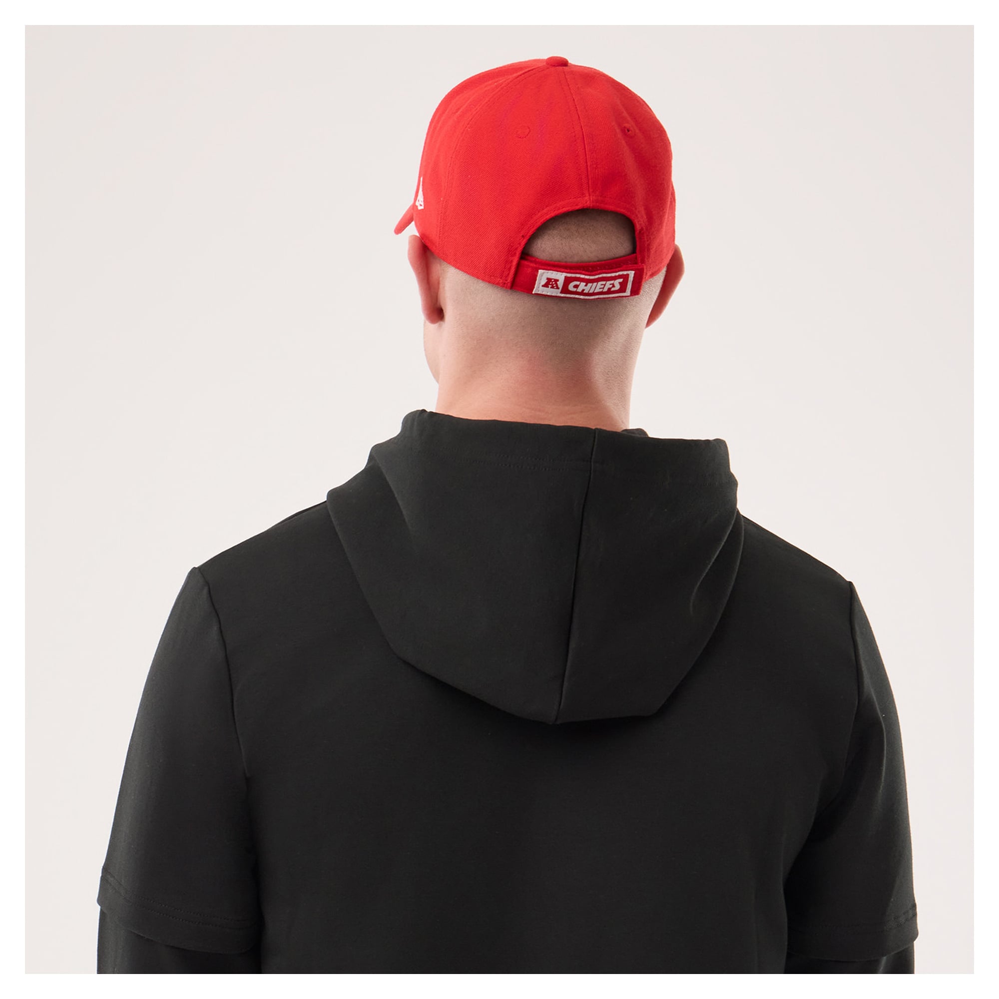 Men's New Era Black Kansas City Chiefs Functional Fandom Twofer Hoodie