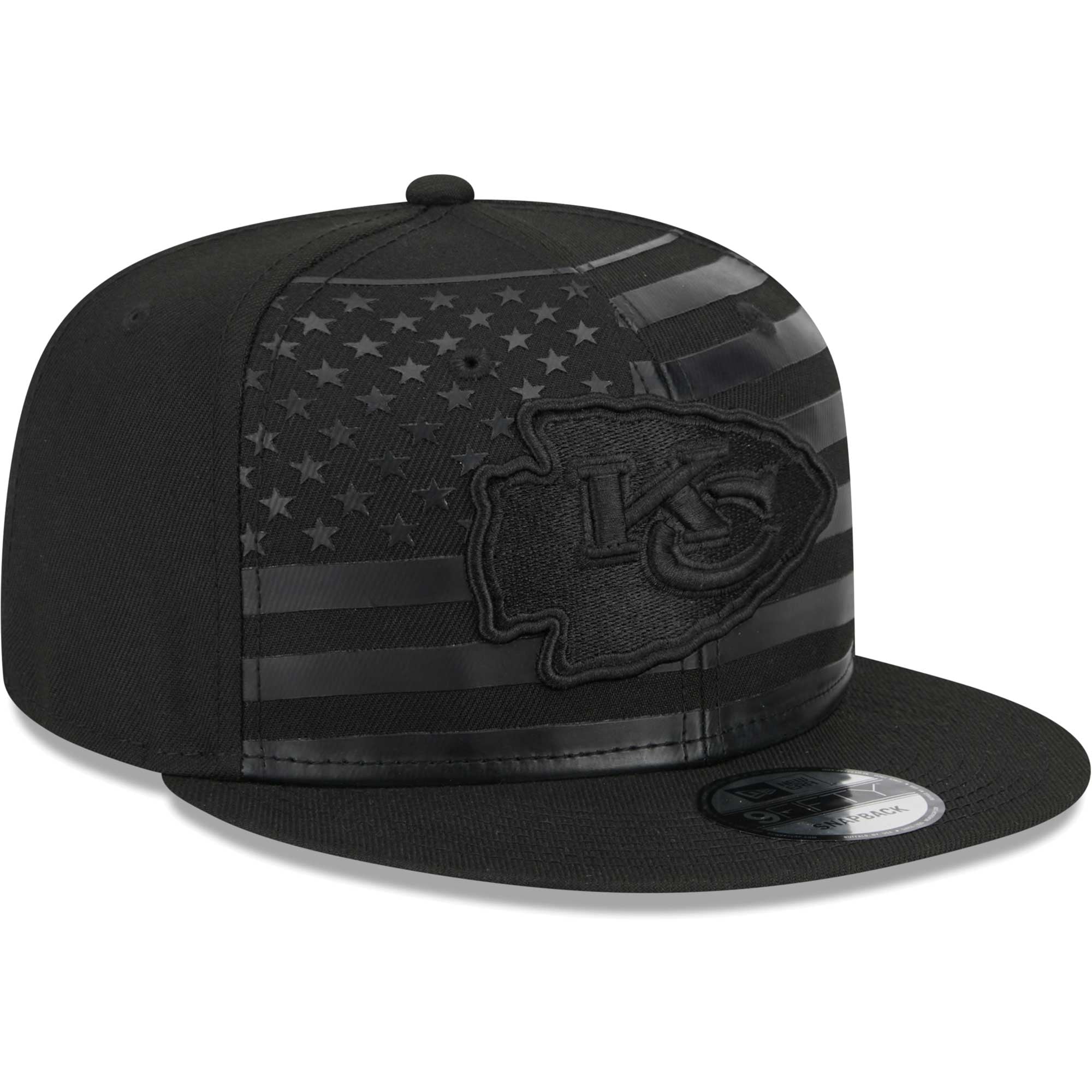 Casquette Snapback 9FIFTY Independent des Kansas City Chiefs New Era pour homme, noire