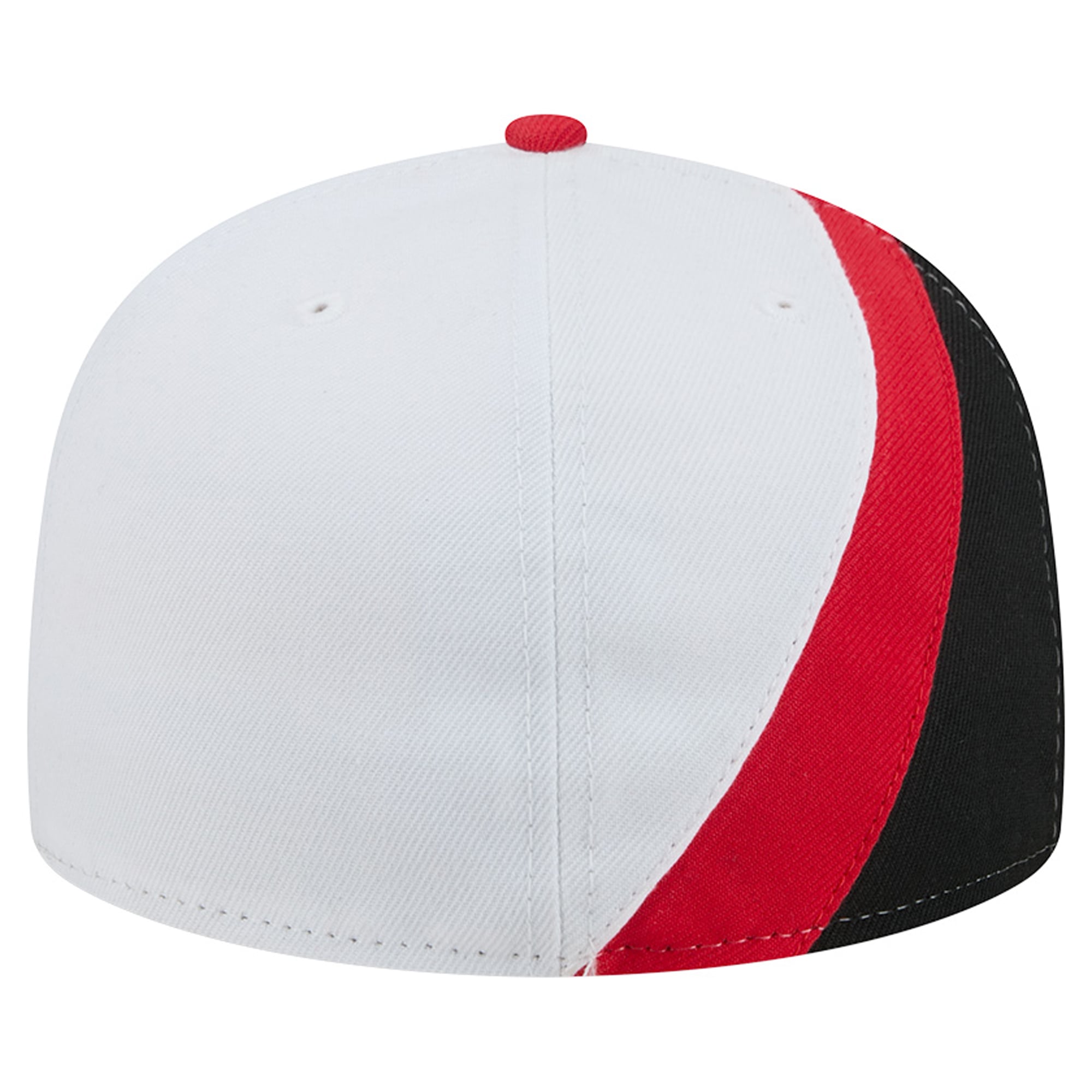 Casquette ajustée New Era 59FIFTY pour homme, noire et rouge, Kansas City Chiefs.