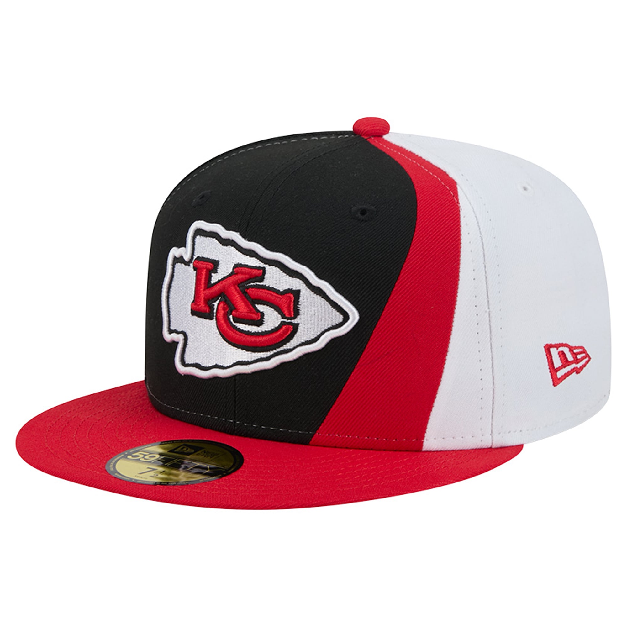 Men's New Era Black/Red Kansas City Chiefs Shock 59FIFTY Fitted Hat