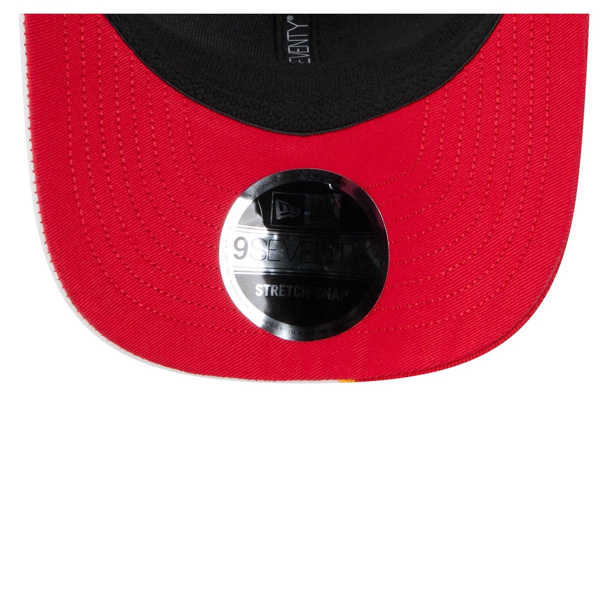 Men's New Era Black/White Kansas City Chiefs Fan 9SEVENTY Adjustable Hat