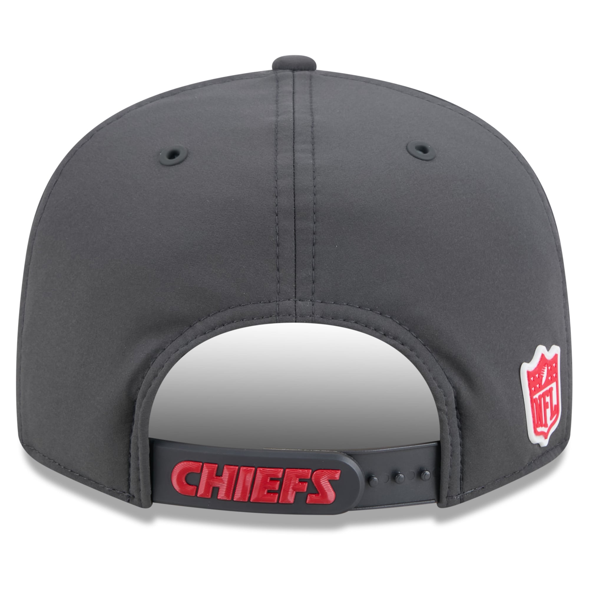 Casquette snapback New Era 9FIFTY pour homme, couleur anthracite, Kansas City Chiefs, édition spéciale 2026, idéale pour les temps froids.