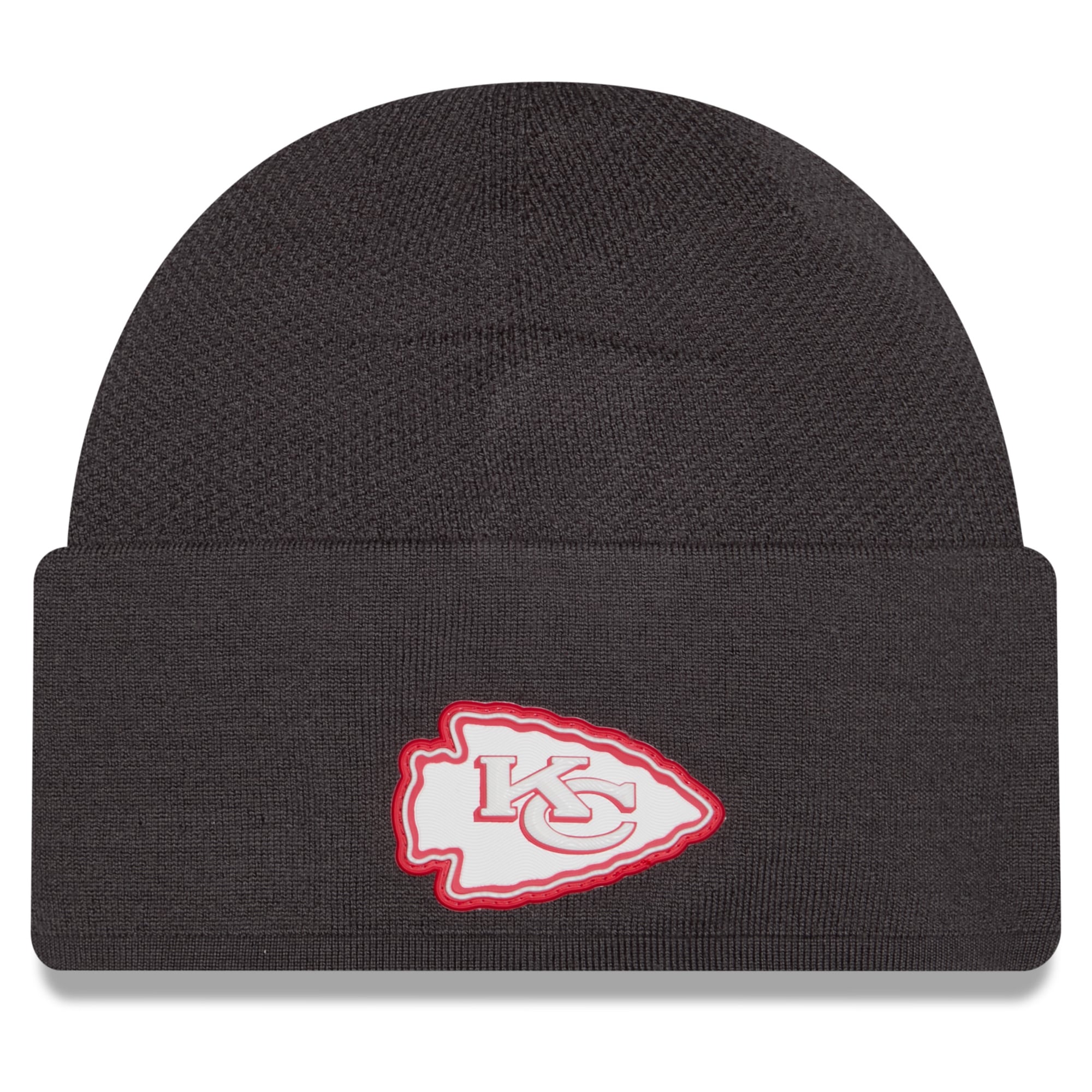 Men's New Era Charcoal Kansas City Chiefs 2026 Sideline Cold Weather  Skully Knit Hat