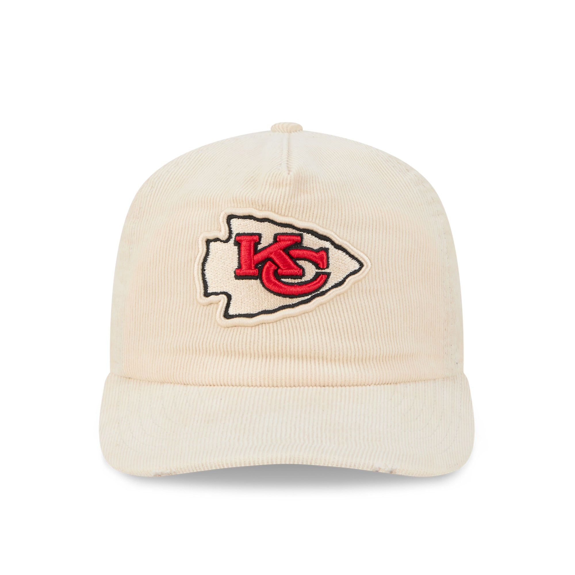 Casquette ajustable New Era crème Kansas City Chiefs 19TWENTY pour homme