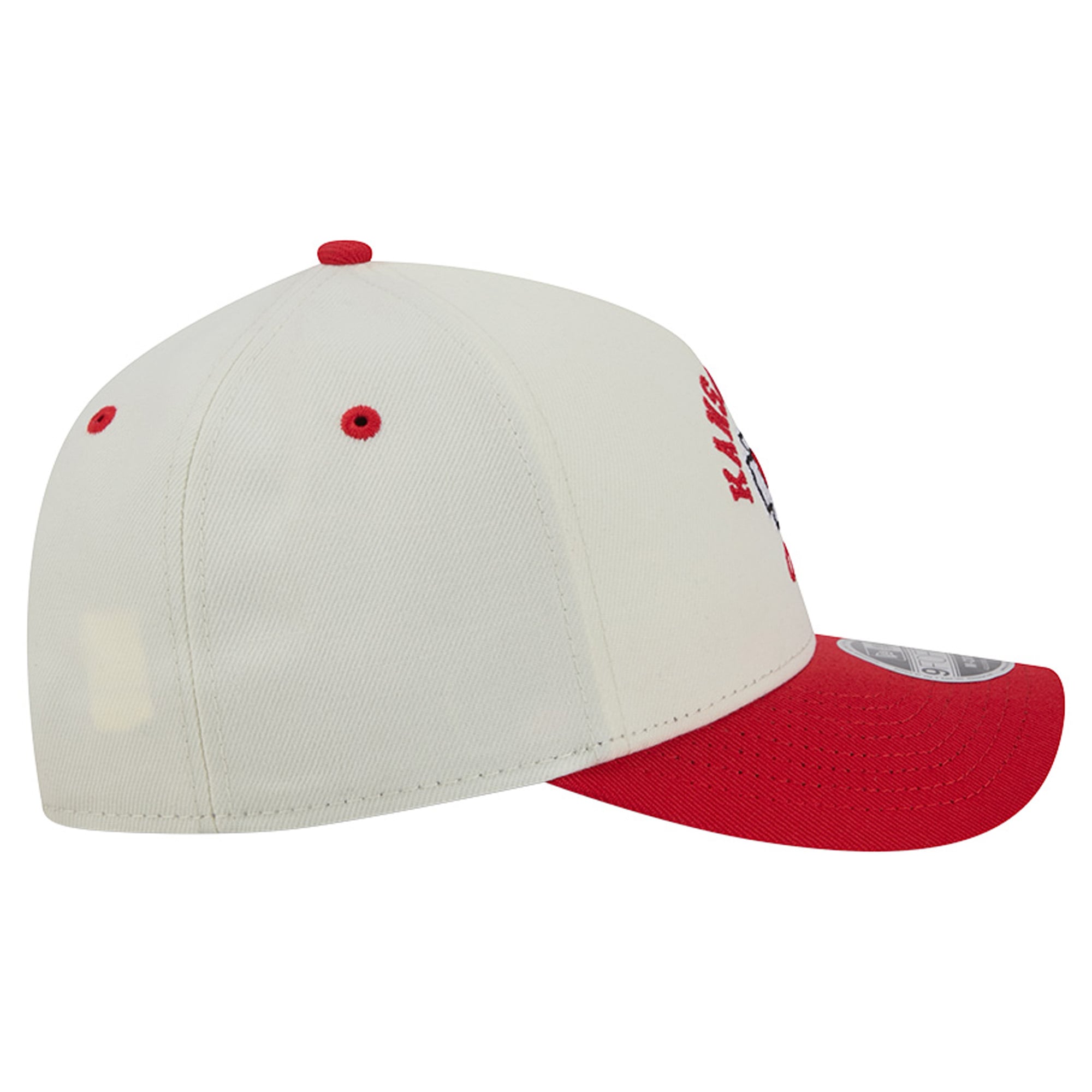 Casquette ajustable New Era crème/rouge Kansas City Chiefs Arch 9FORTY A-Frame M-Crown pour homme
