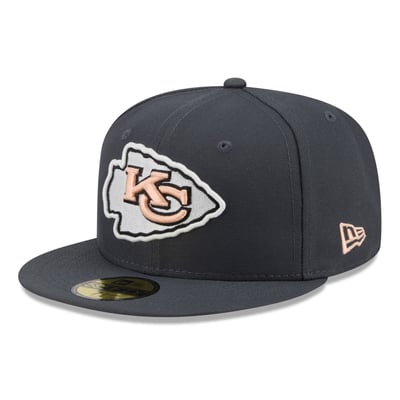 Kansas City Chiefs New Era Fall Glow 59FIFTY Fitted Hat - Gray