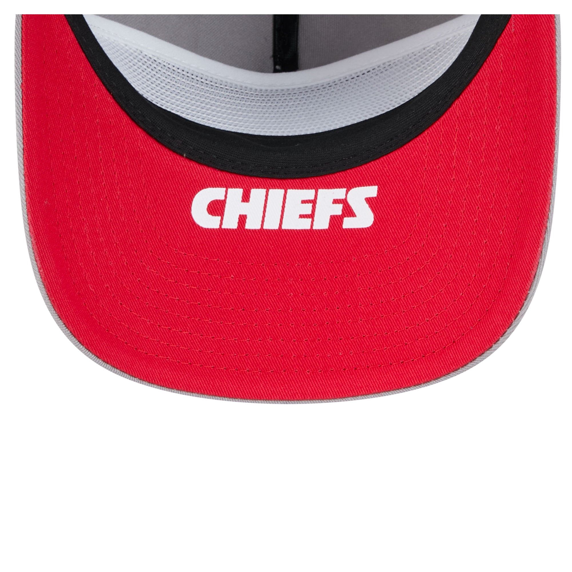 Casquette ajustable New Era grise Kansas City Chiefs Patch 19TWENTY pour homme