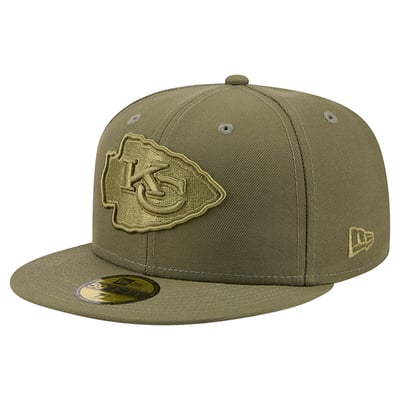 Kansas City Chiefs New Era Color Pack 59FIFTY Fitted Hat - Olive