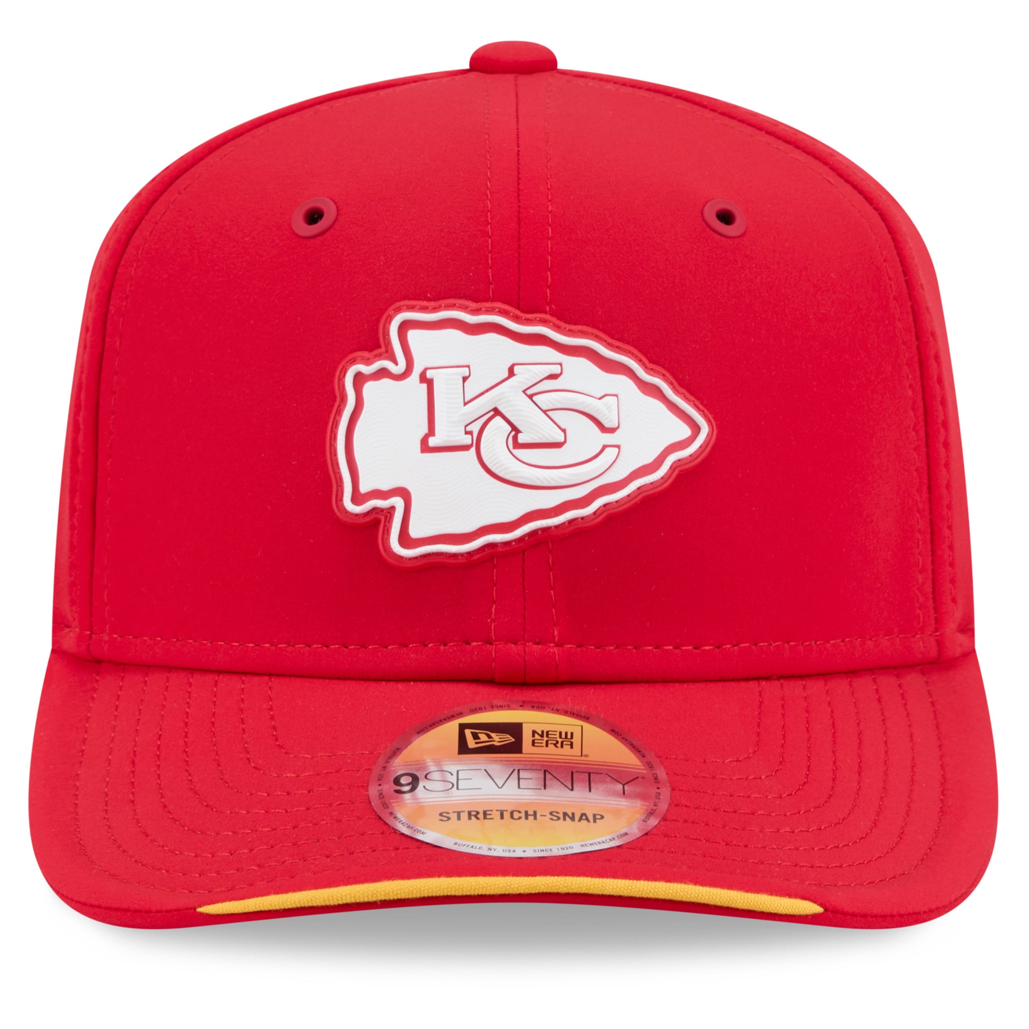 Men's New Era Red Kansas City Chiefs 2026 Sideline 9SEVENTY Adjustable Hat
