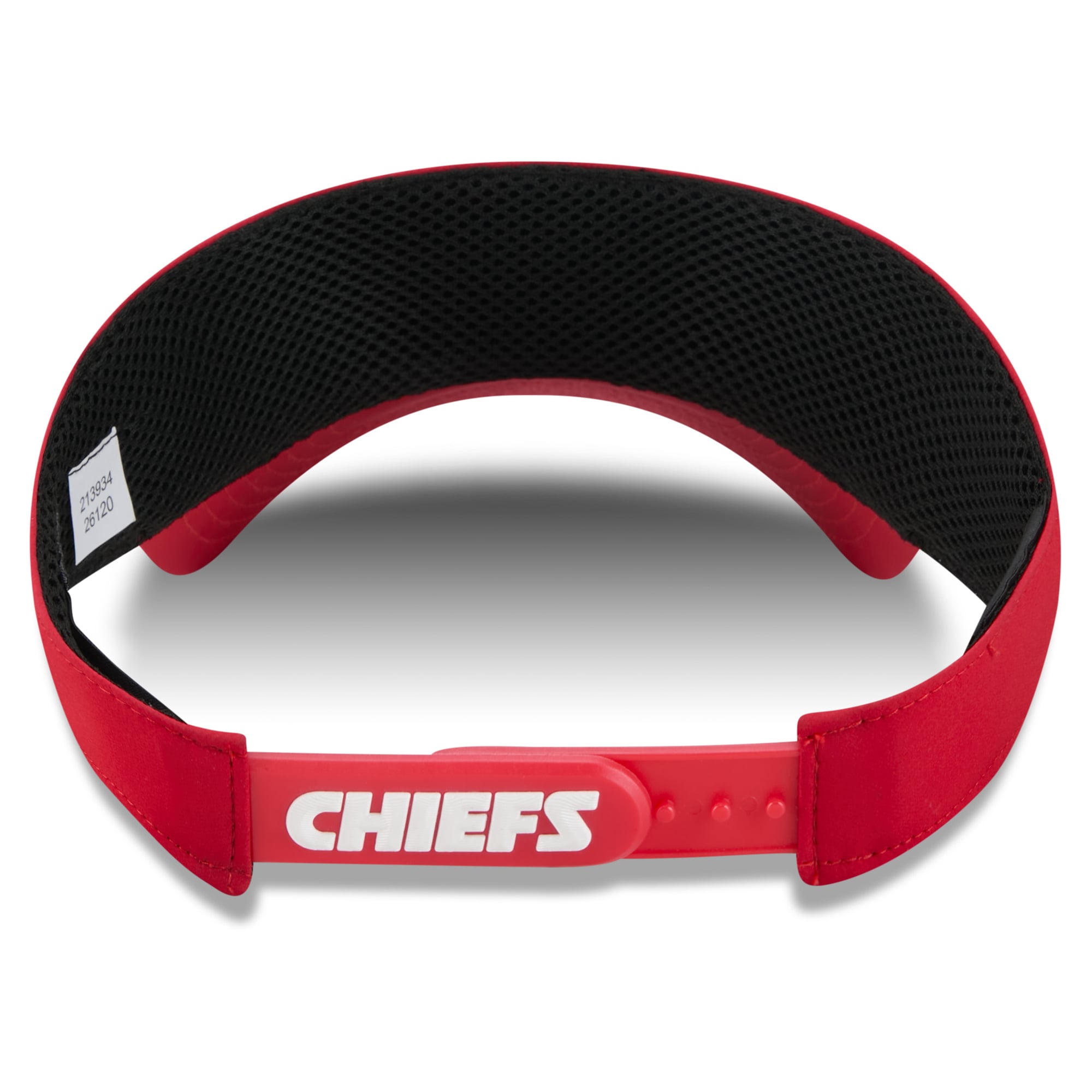 Men's New Era Red Kansas City Chiefs 2026 Sideline Adjustable Visor