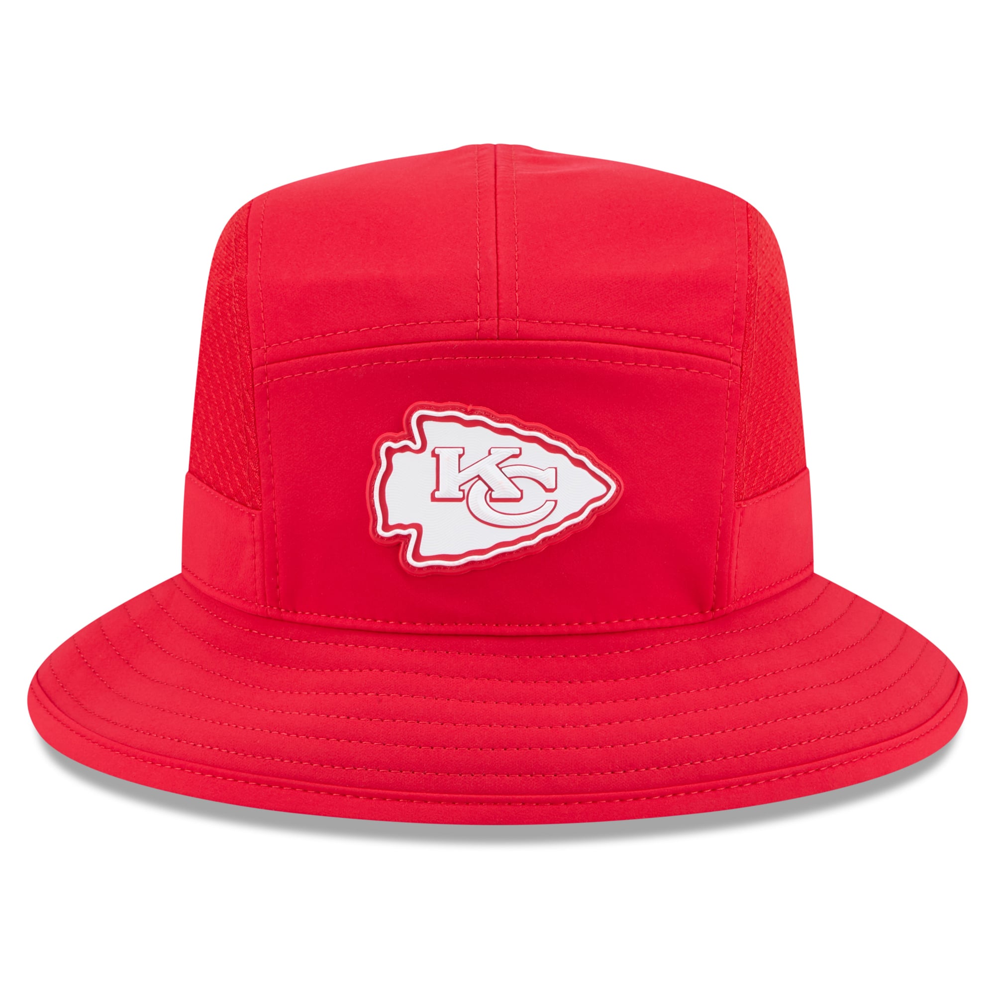 Men's New Era Red Kansas City Chiefs 2026 Sideline Bucket Hat