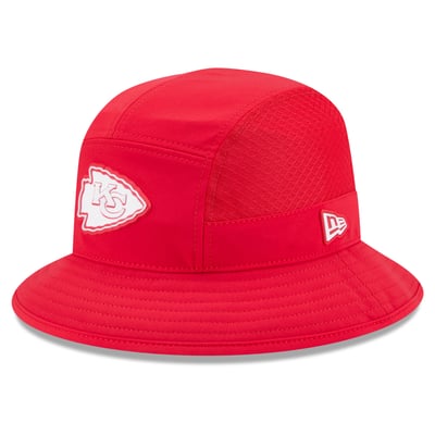 Kansas City Chiefs New Era 2026 Sideline Bucket Hat - Red