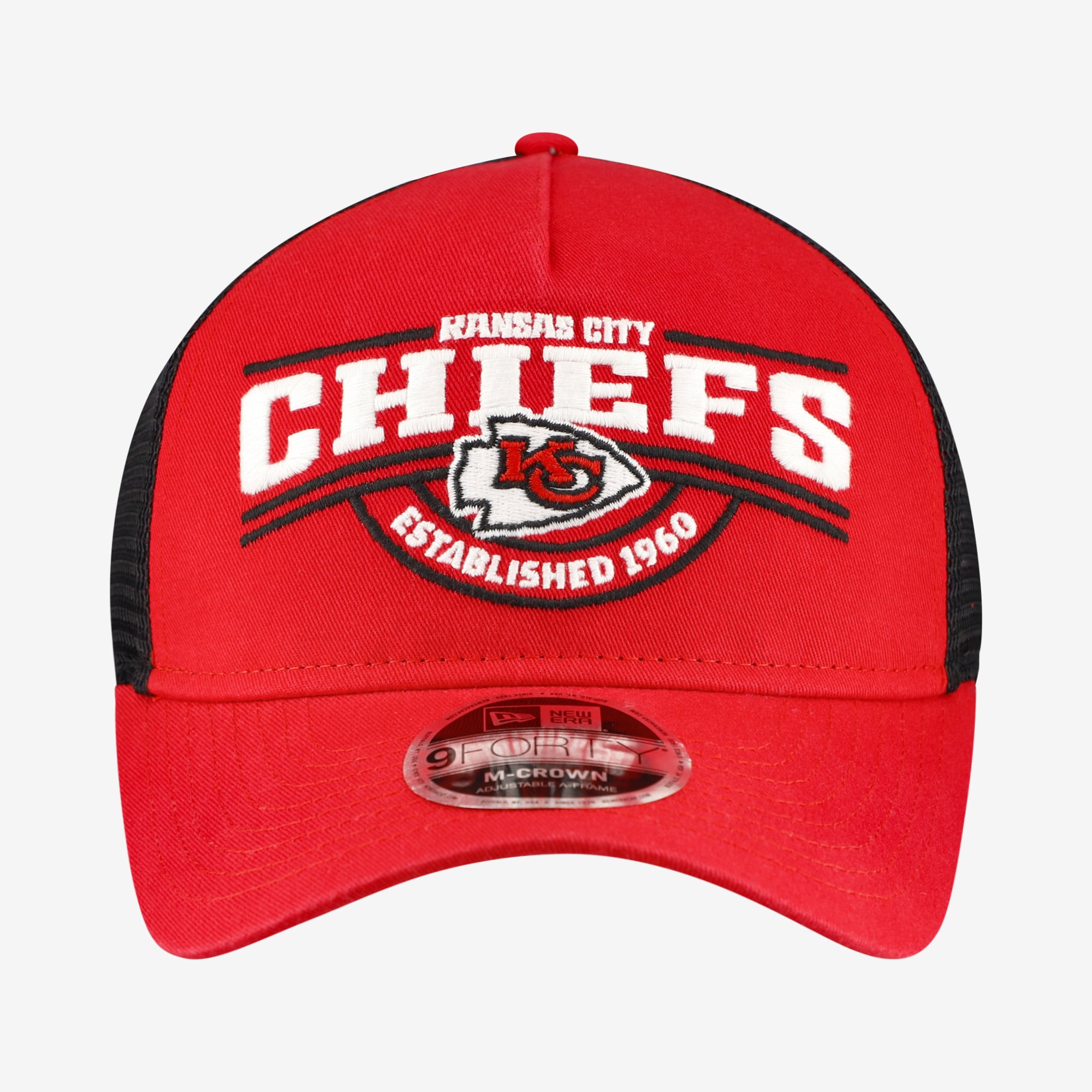 Casquette ajustable New Era rouge Kansas City Chiefs 9FORTY pour homme
