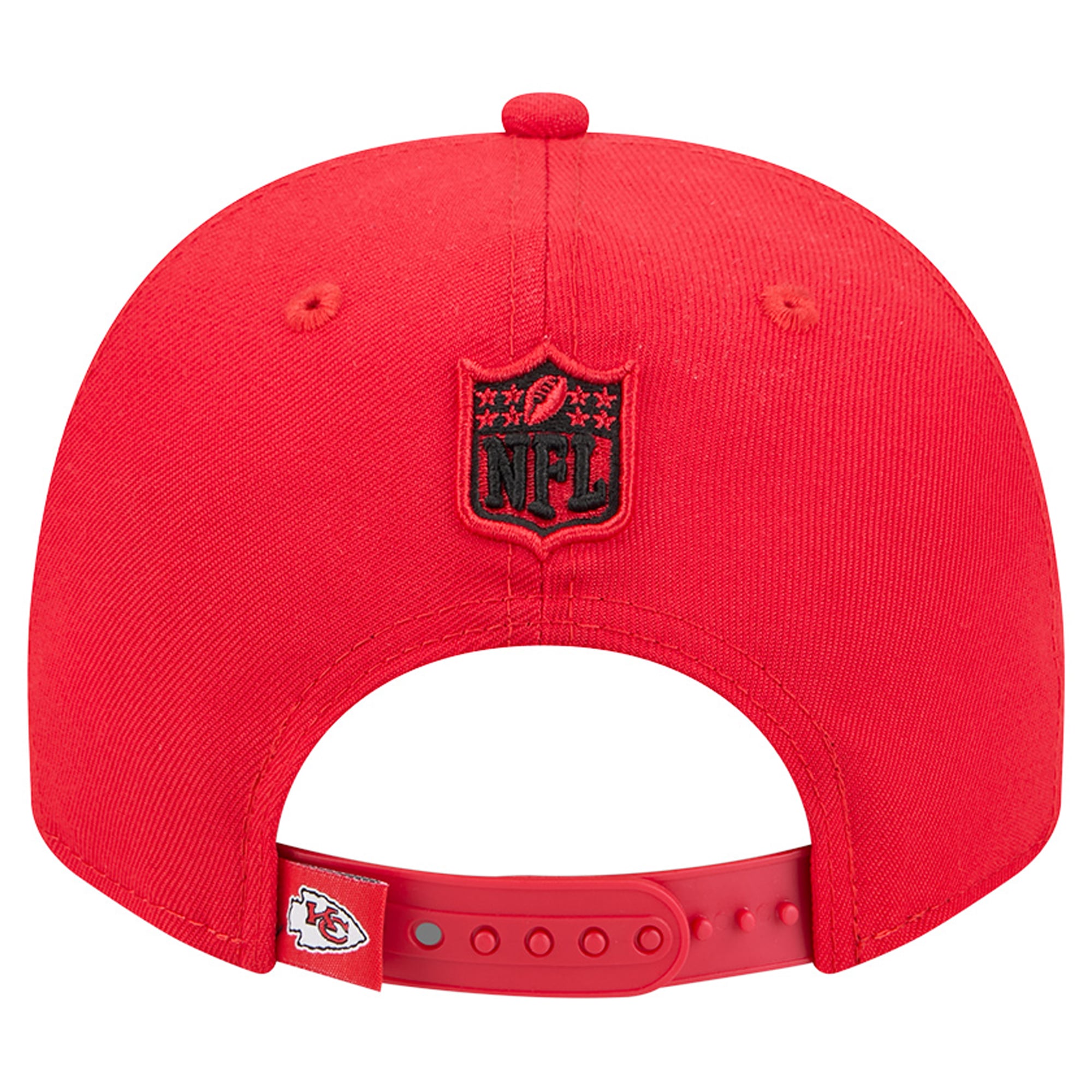 Casquette snapback New Era 9FIFTY rouge Kansas City Chiefs pour homme