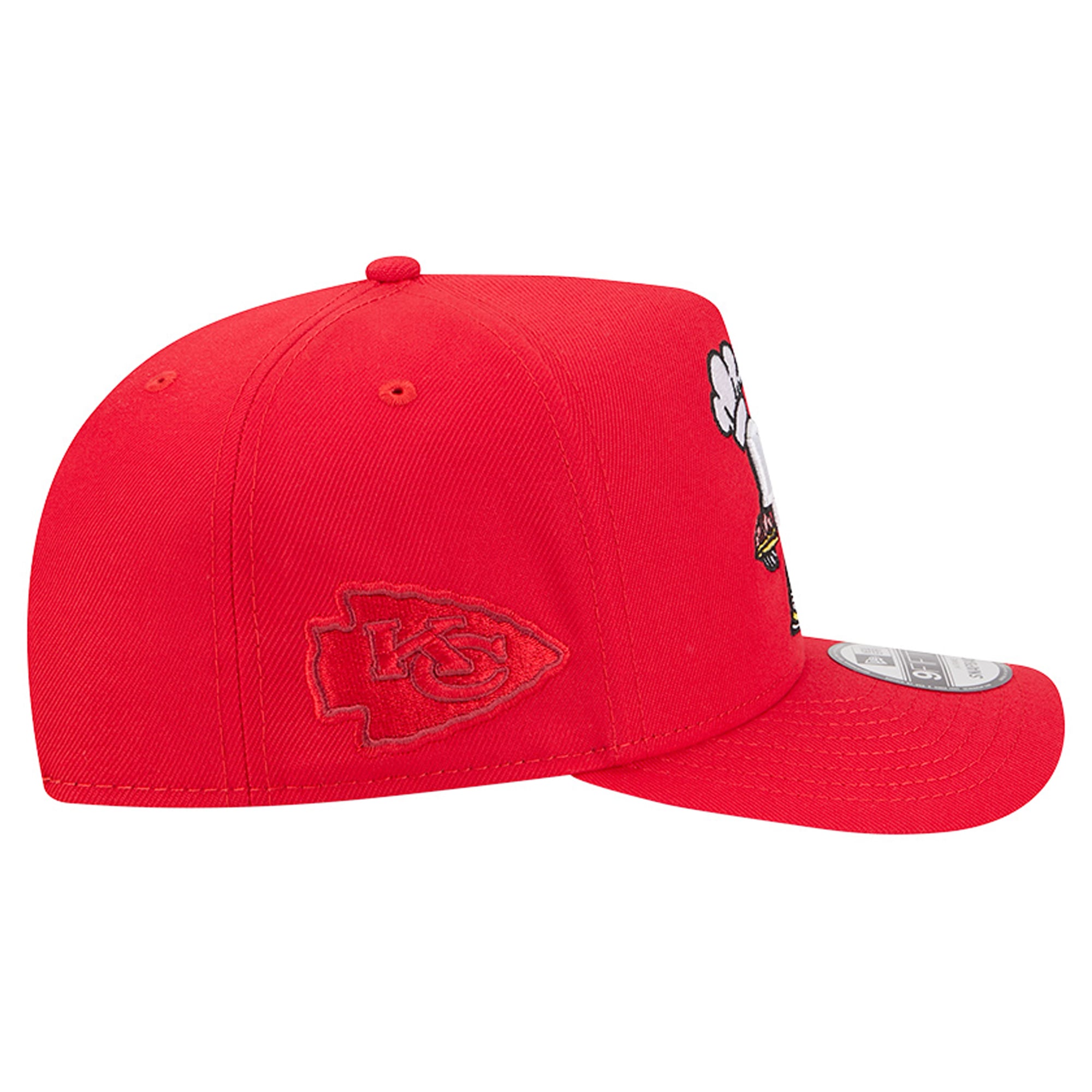Casquette snapback New Era 9FIFTY rouge Kansas City Chiefs pour homme