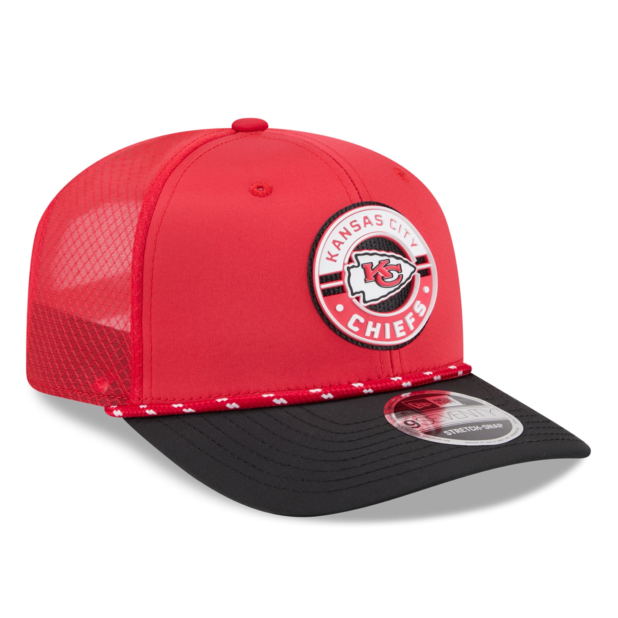 Casquette ajustable New Era rouge Kansas City Chiefs Game 9SEVENTY pour homme