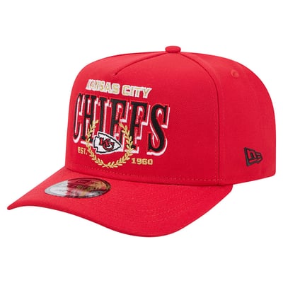 Kansas City Chiefs New Era Laurel A-Frame 9FIFTY Snapback Hat - Red