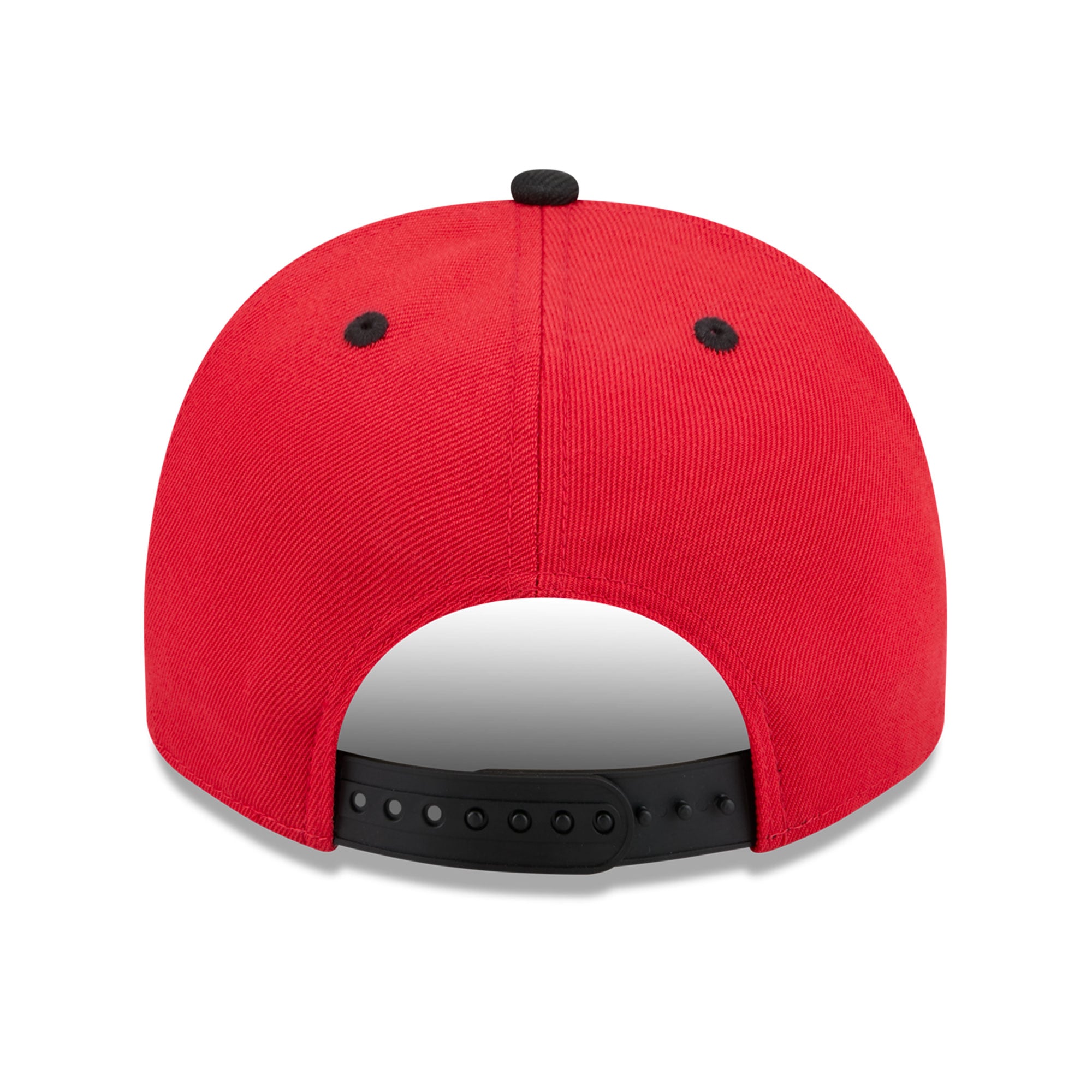 Men's New Era Red Kansas City Chiefs Pixel A-Frame 9FIFTY Snapback Hat