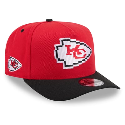 Kansas City Chiefs New Era Pixel A-Frame 9FIFTY Snapback Hat - Red