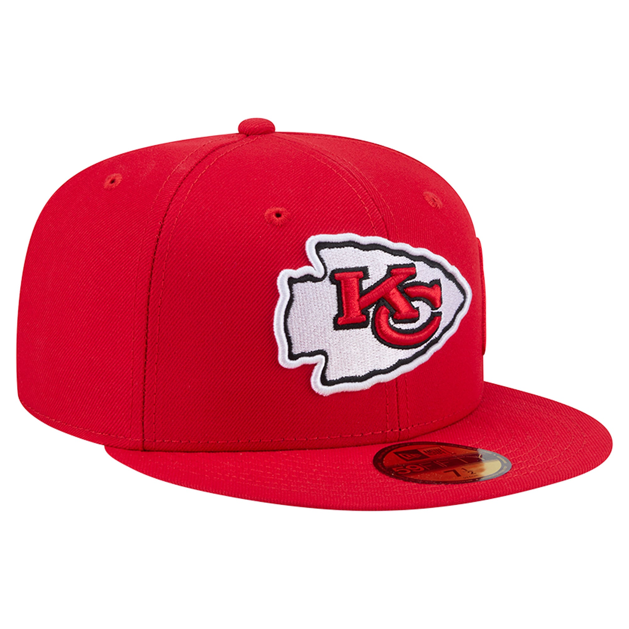 Casquette ajustée New Era rouge Kansas City Chiefs 59FIFTY pour homme